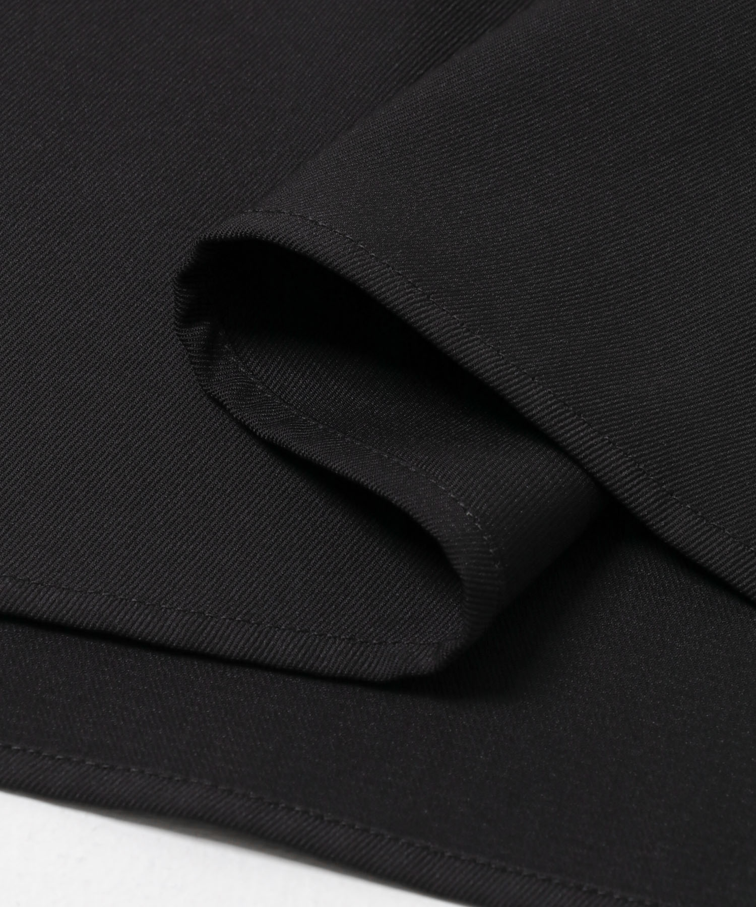 スキッパーチュニックシャツ BLACK M