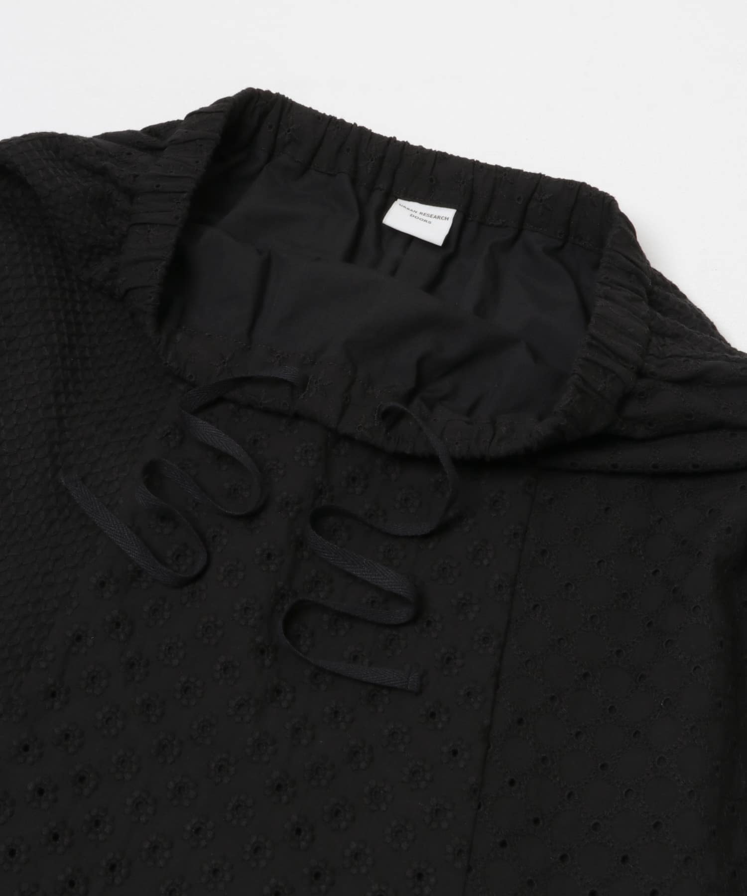 レースティアードスカート BLACK M