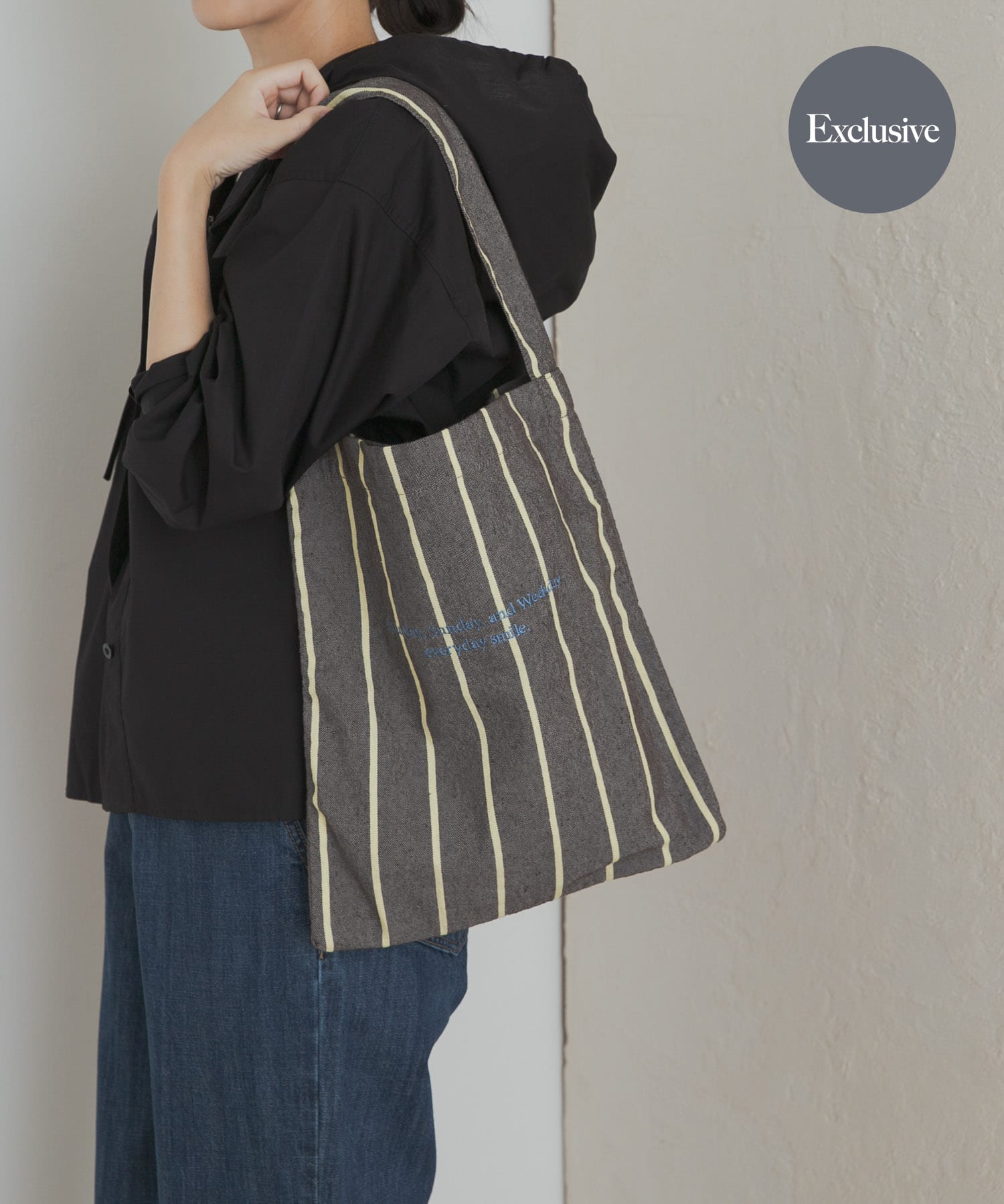 『別注』beej×DOORS　ロゴエコバッグ