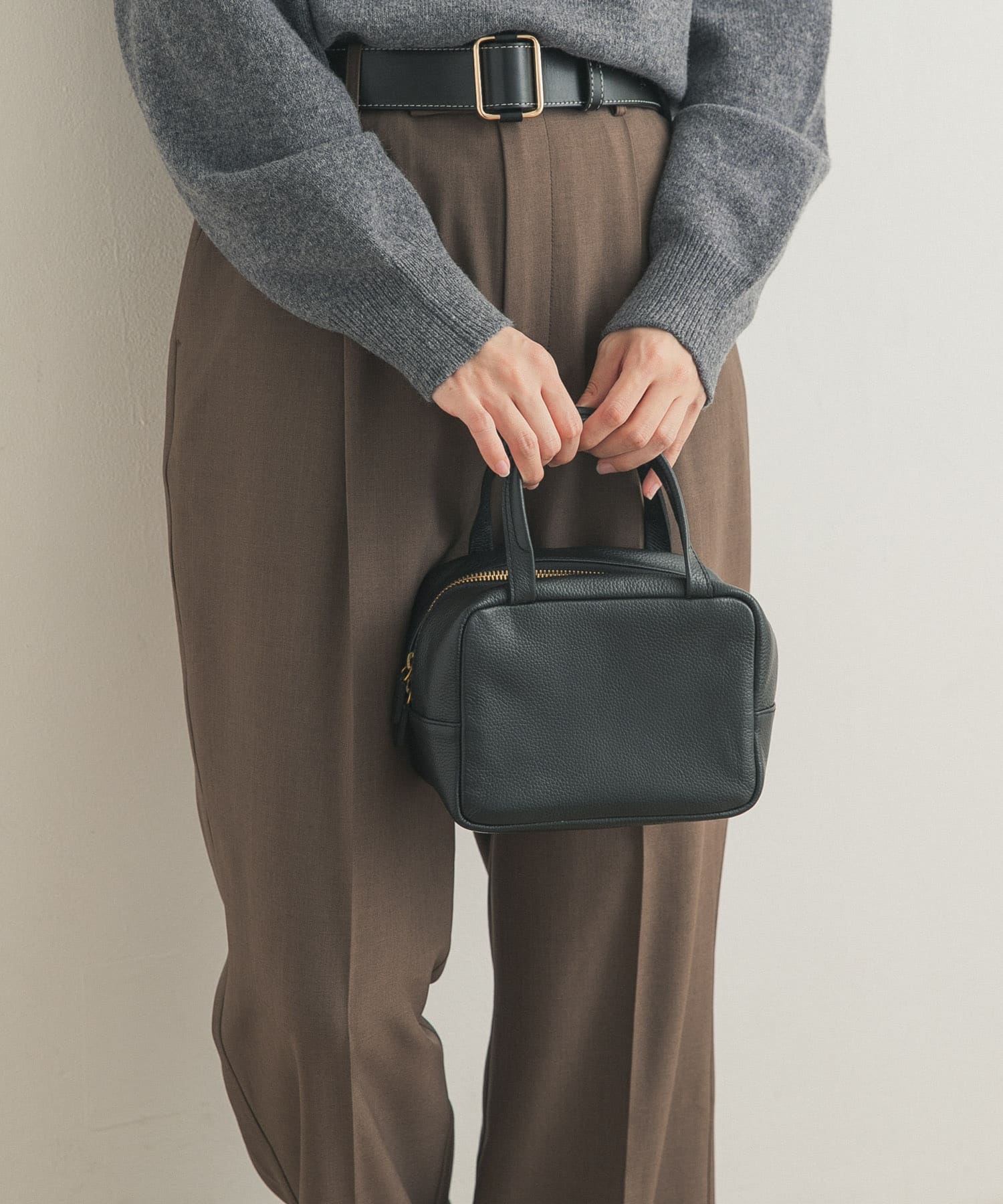 レザーボストンバッグ