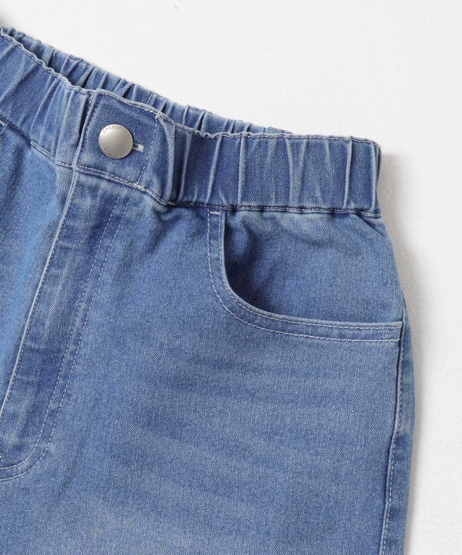 デニムイージーパンツ(KIDS) BLUE 105