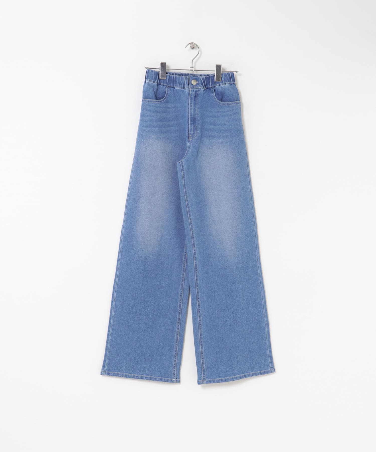 『WEB/一部店舗限定』デニムイージーパンツ(KIDS) BLUE 150