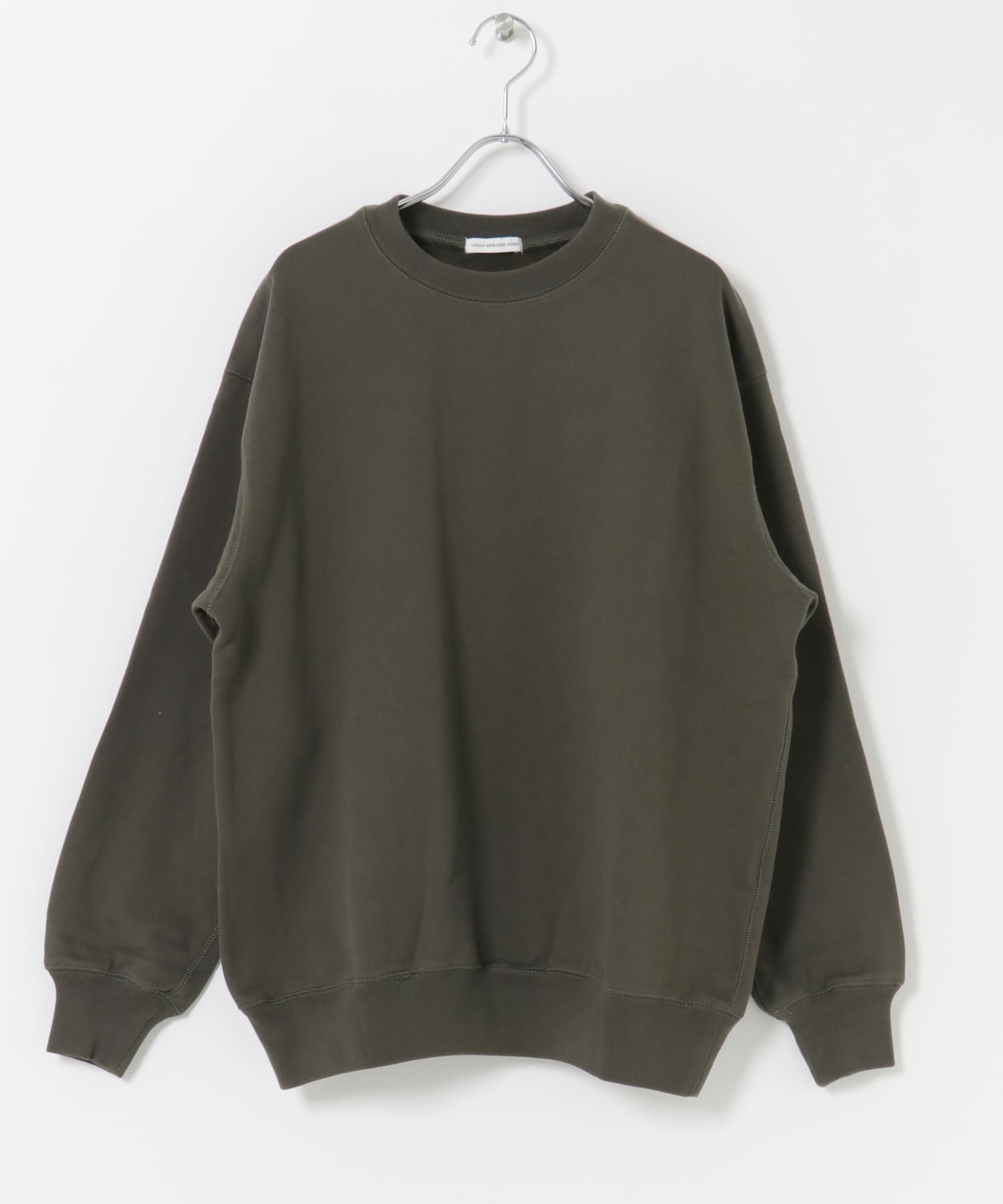 裏起毛クルーネックスウェット OLIVE M