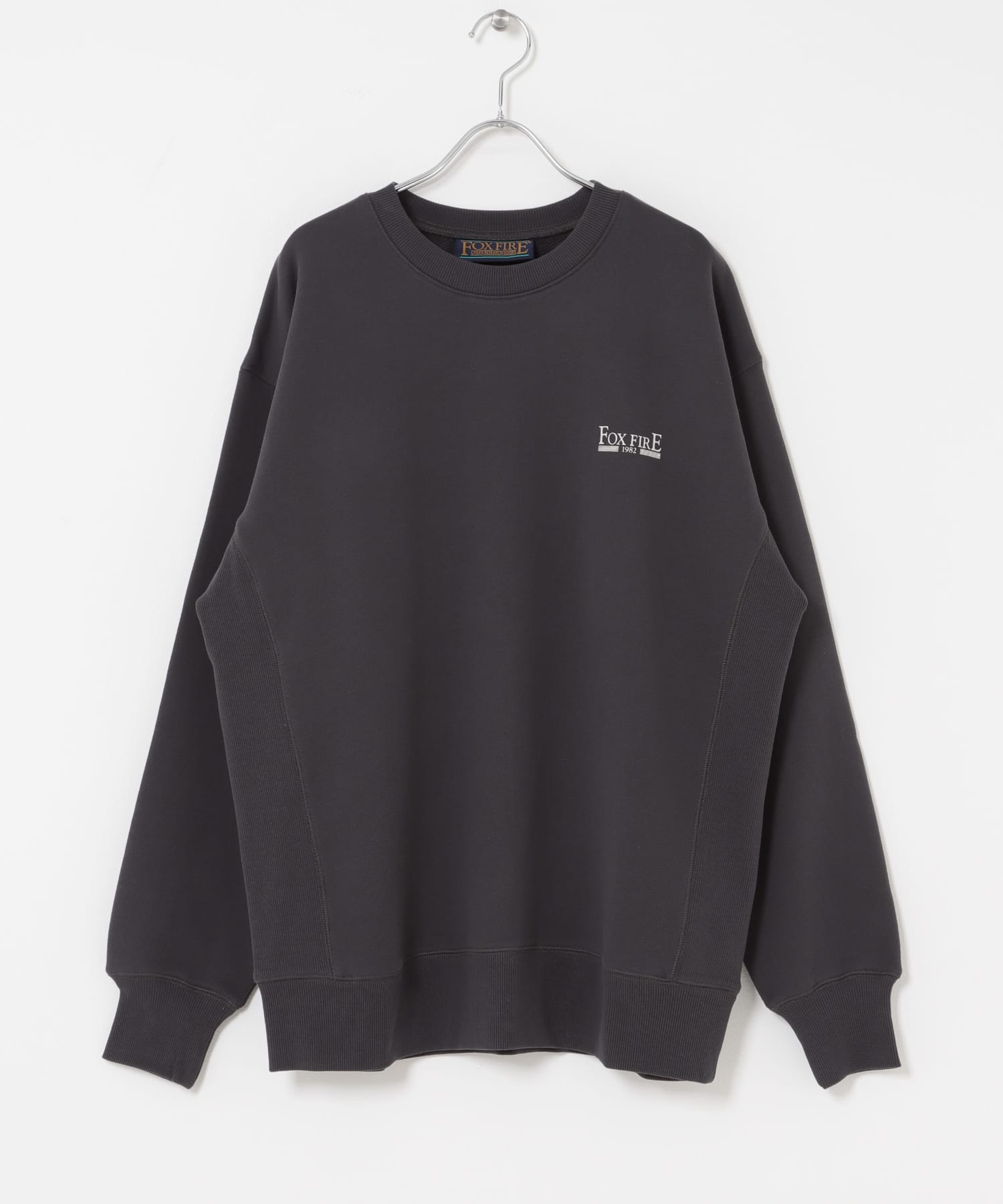 FOXFIRE プリントスウェット CHARCOAL① M