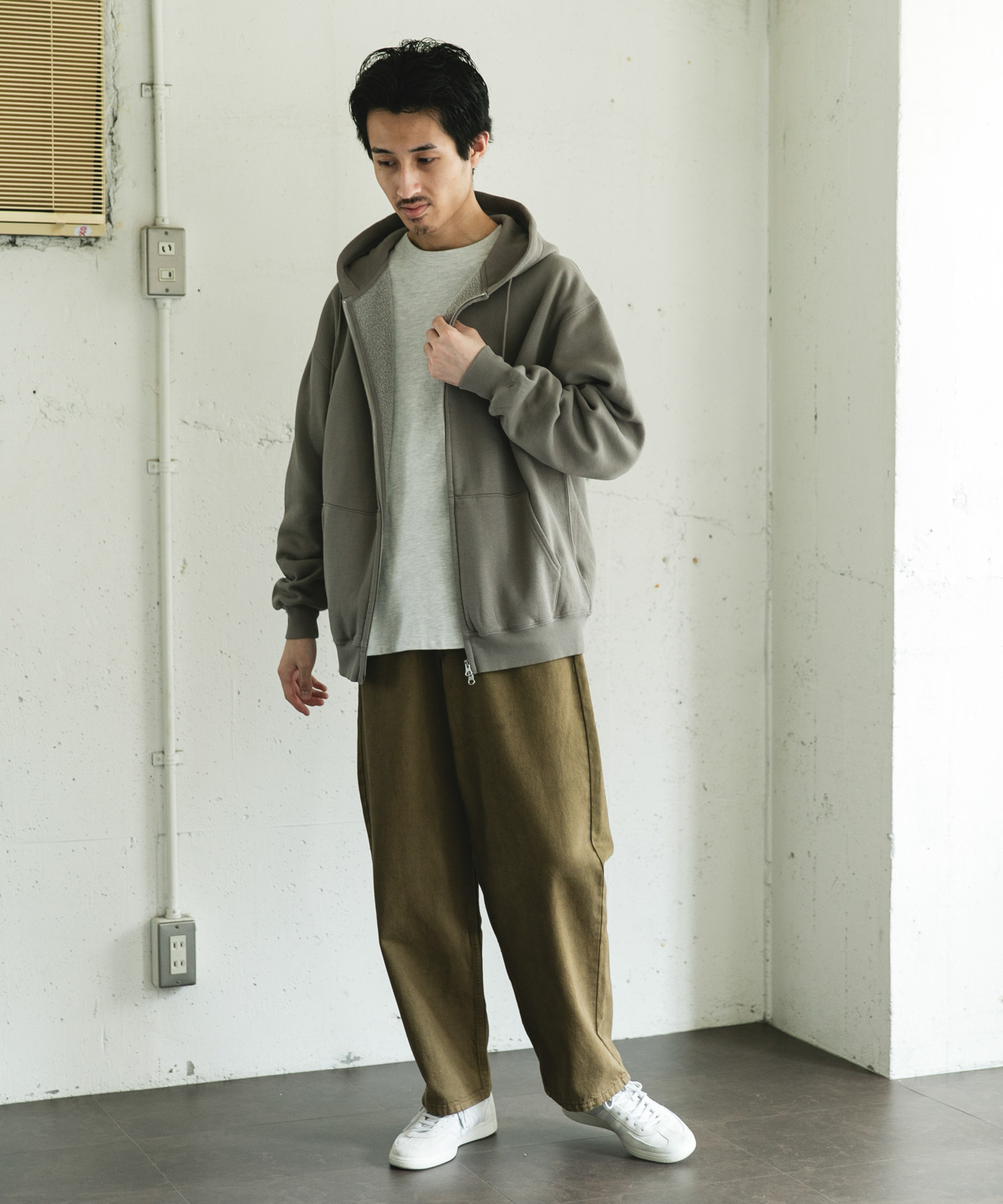 身長：180cm サイズ：L