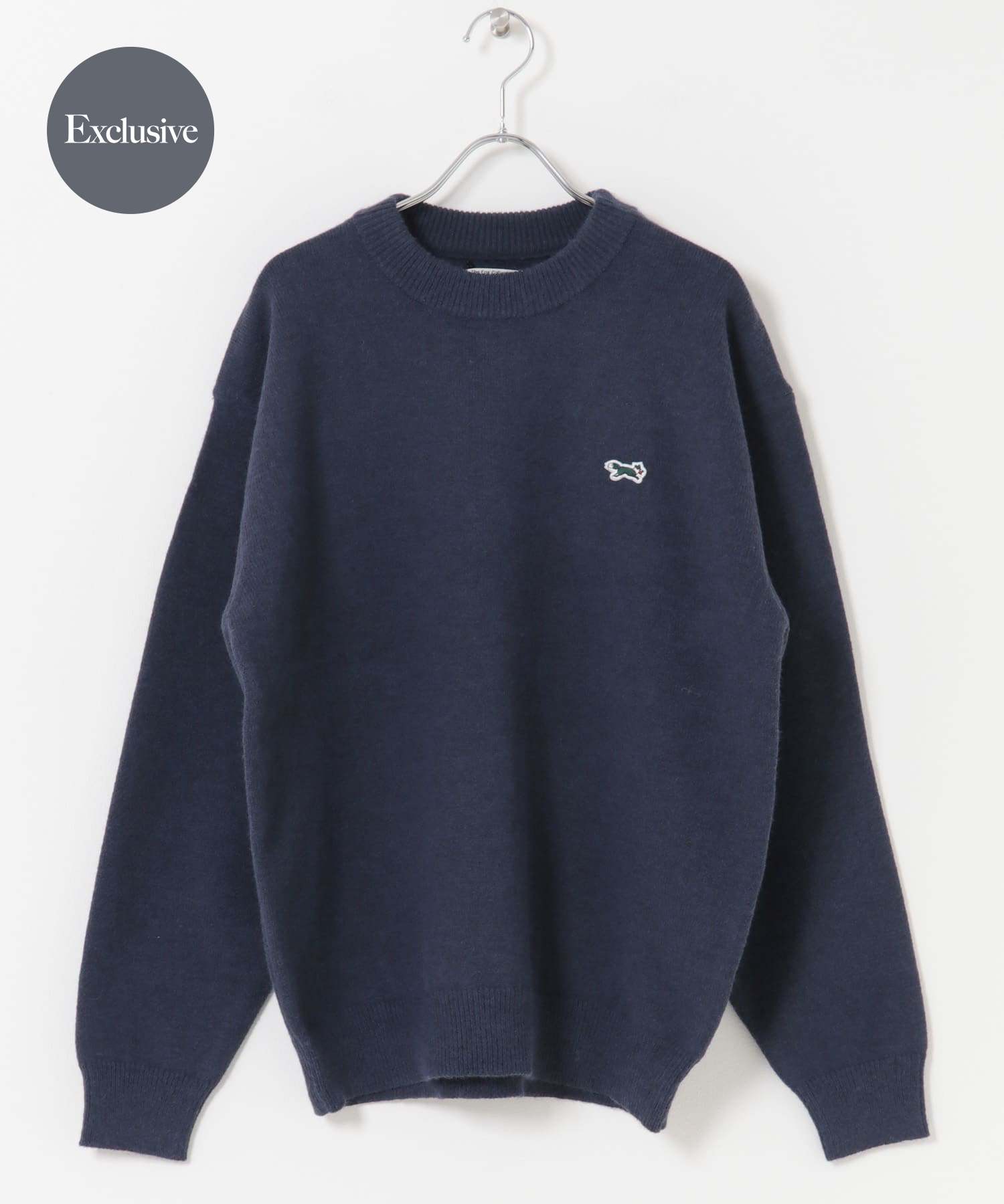 『別注』PENNEYS×DOORS　THE FOX クルーネックスフレニット NAVY M