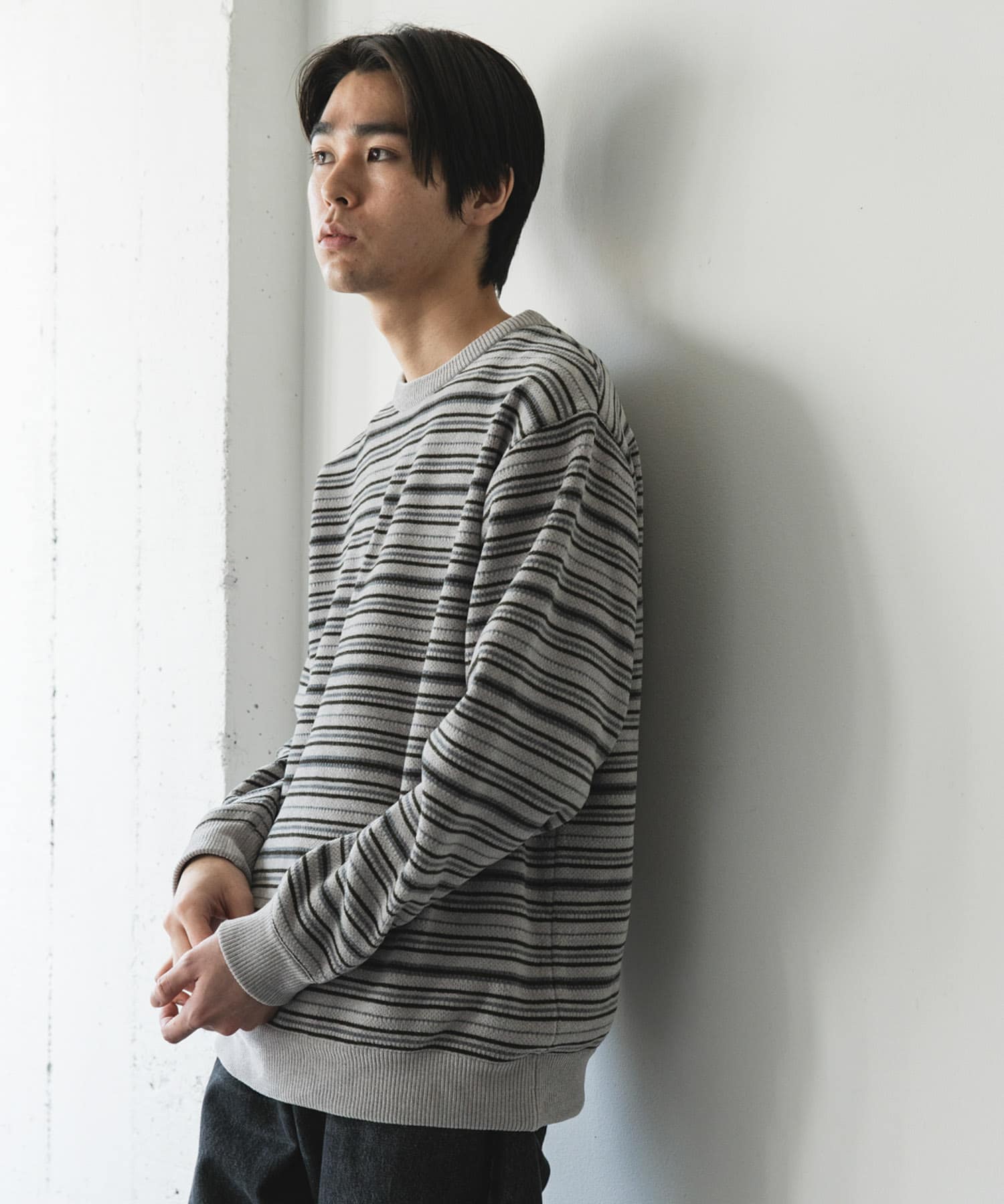 モールマルチボーダーニット(M KHK BORDER): トップス｜URBAN RESEARCH