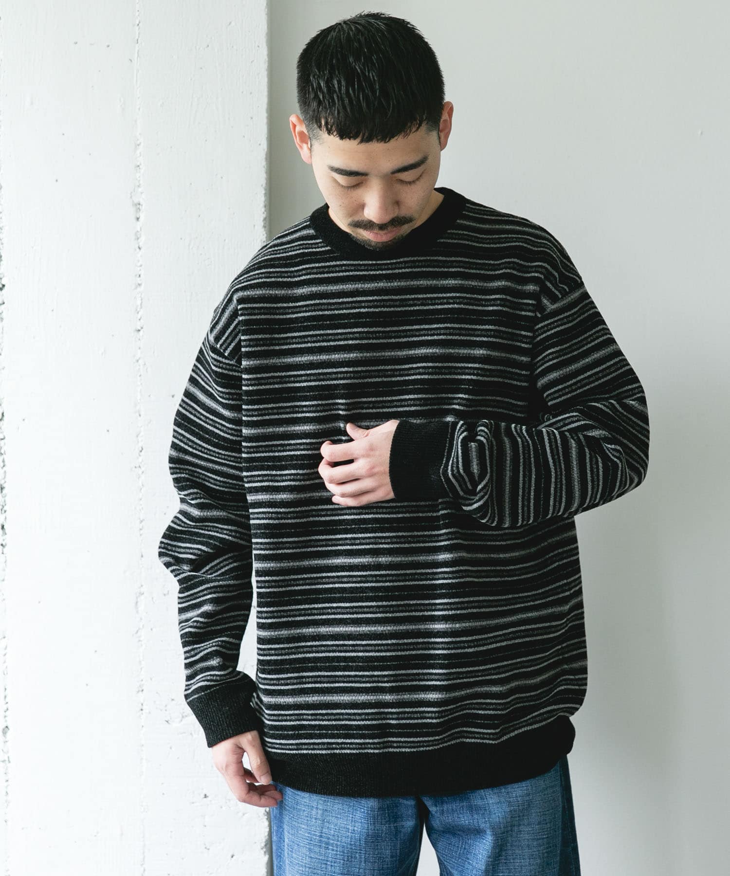 モールマルチボーダーニット(M KHK BORDER): トップス｜URBAN RESEARCH