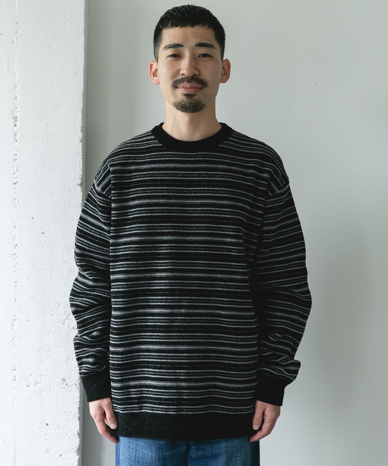 モールマルチボーダーニット(M KHK BORDER): トップス｜URBAN RESEARCH