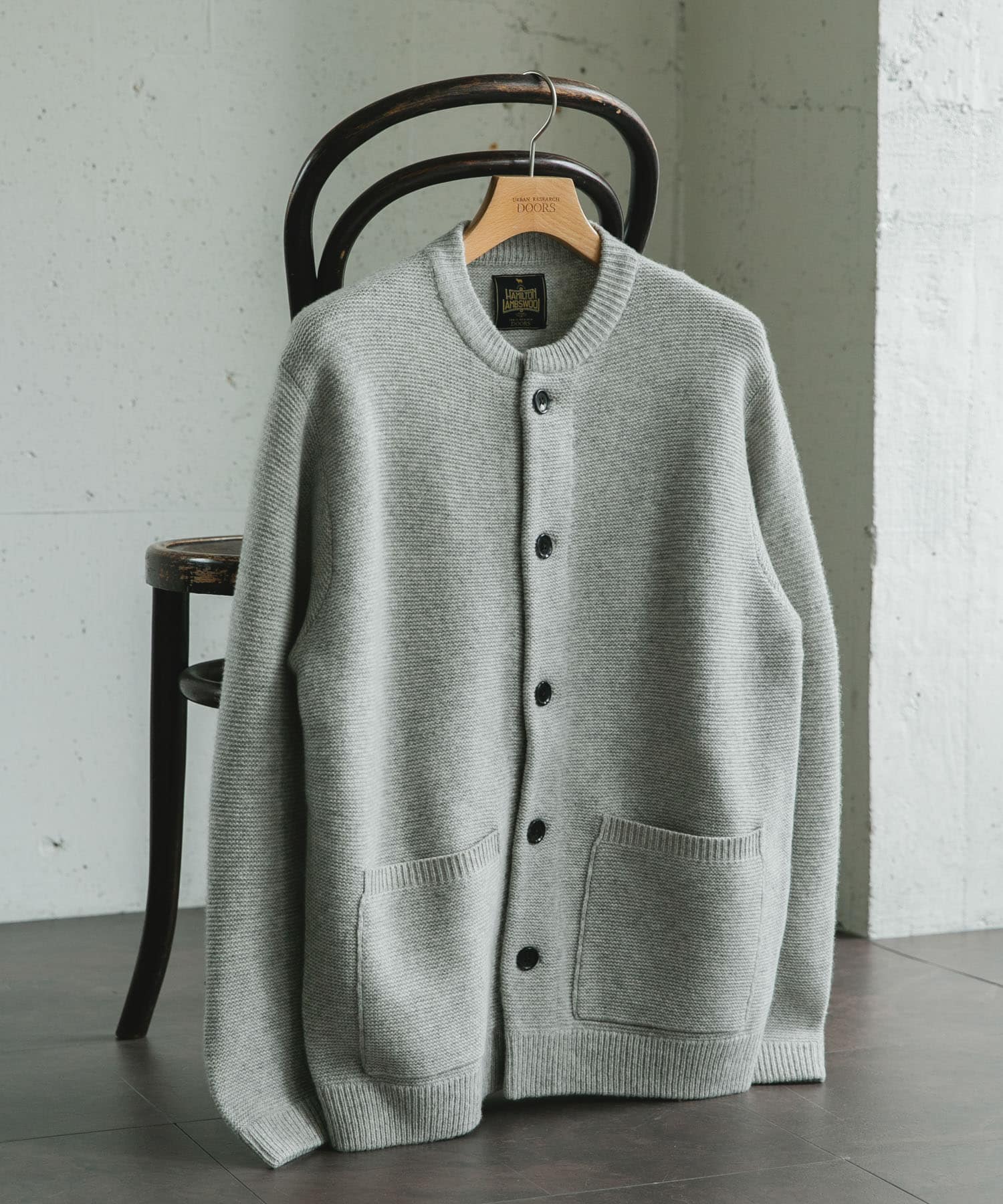 ハミルトンウールガーターカーディガン