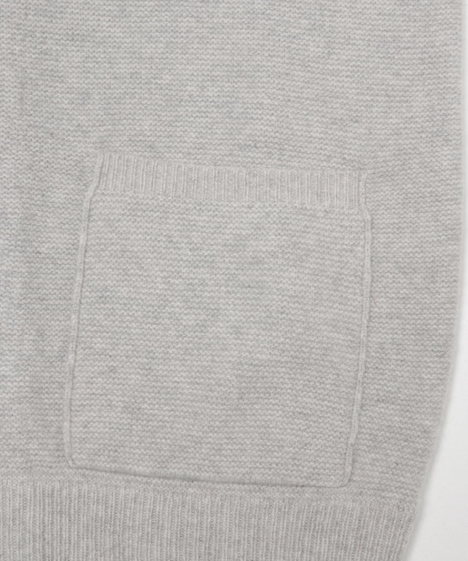 ハミルトンウールガーターカーディガン GRAY M