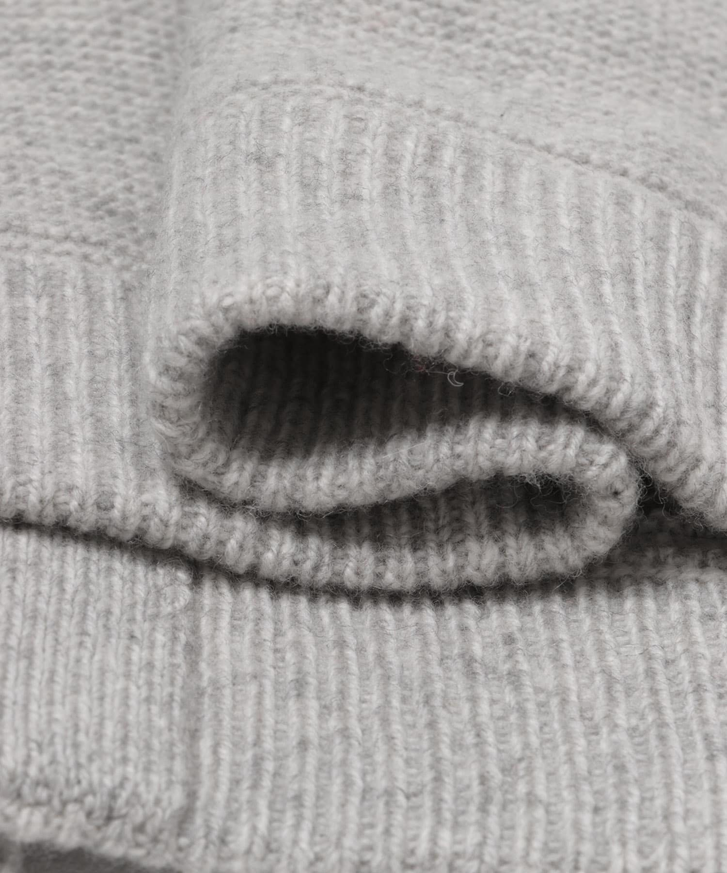 ハミルトンウールガーターカーディガン GRAY M