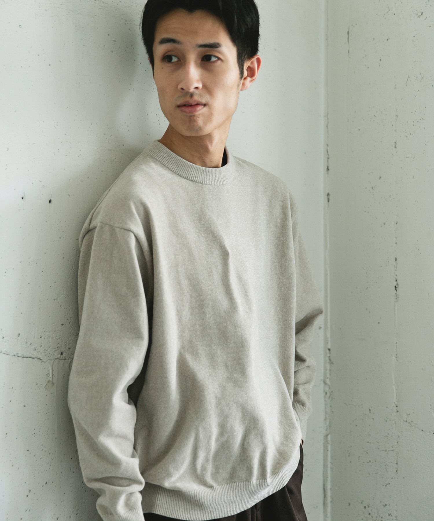 モールニットプルオーバー