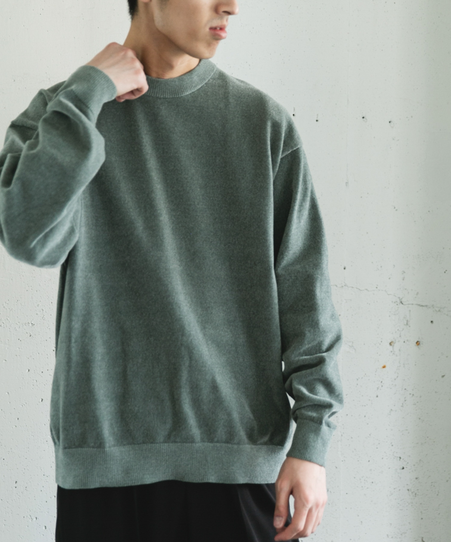 モールニットプルオーバー