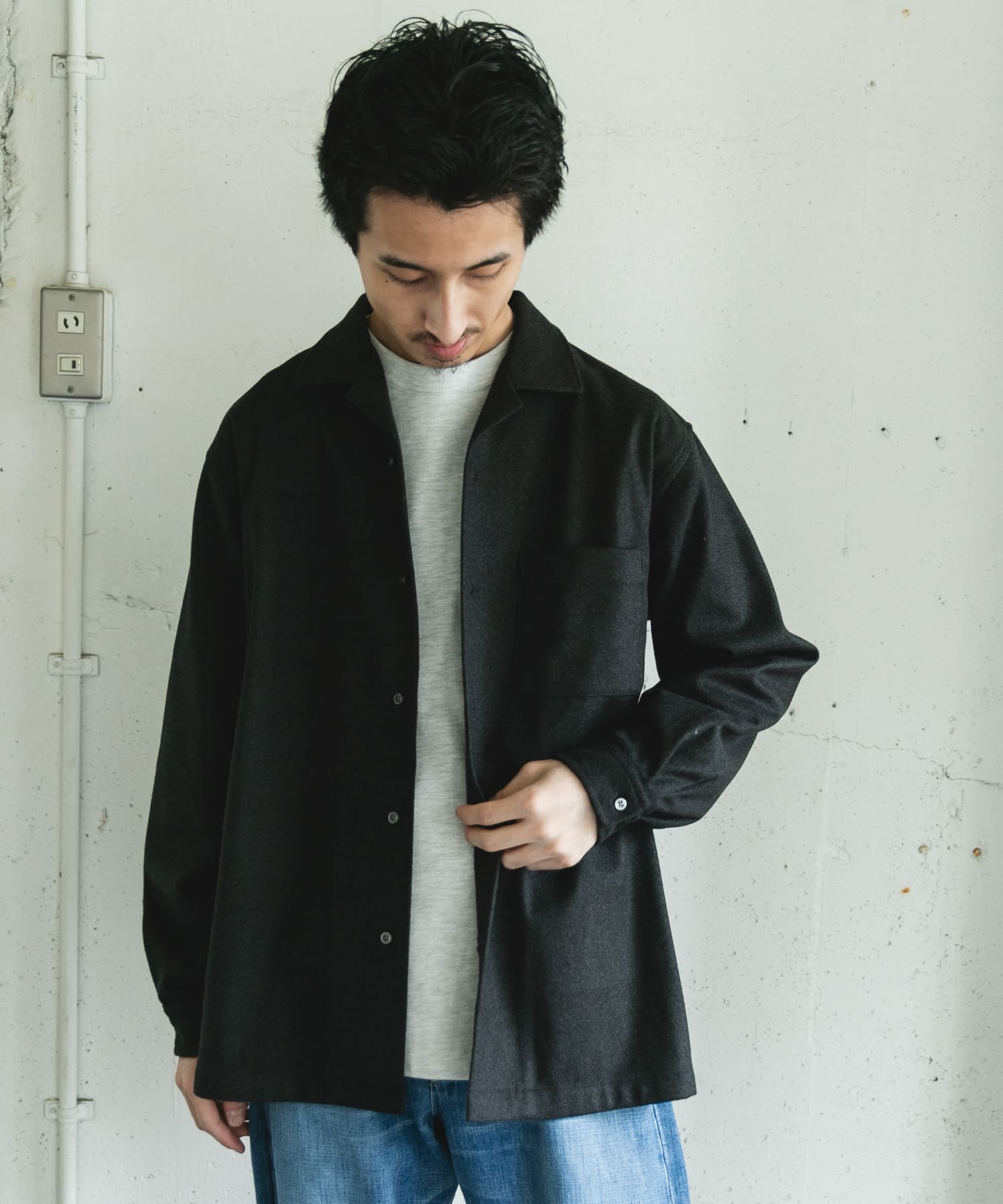 身長：180cm サイズ：L