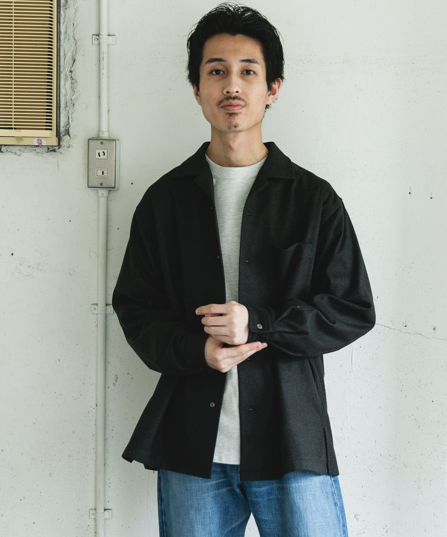 身長：180cm サイズ：L