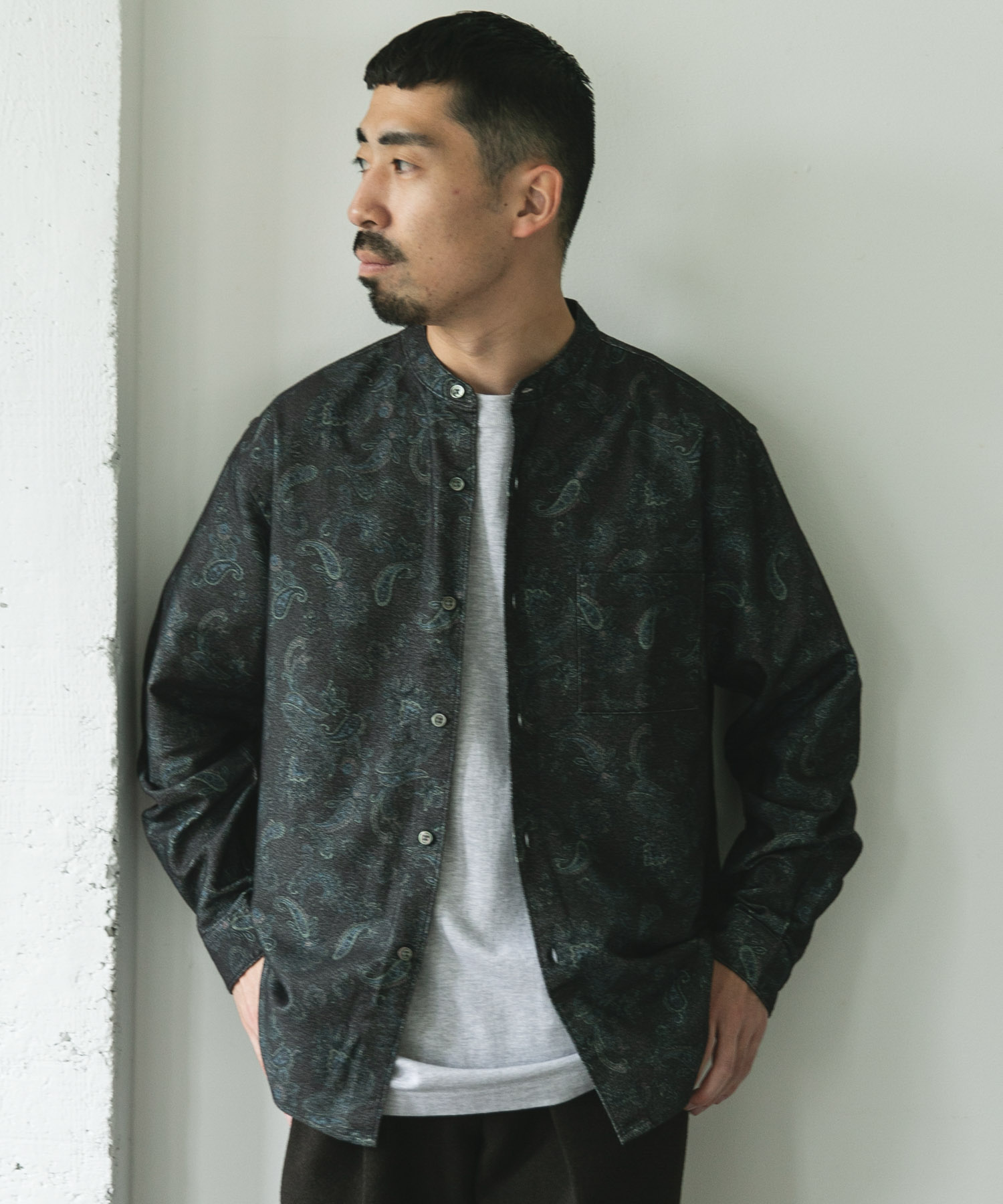 両面起毛ネルバンドカラーシャツ(M CHECK): トップス｜URBAN RESEARCH