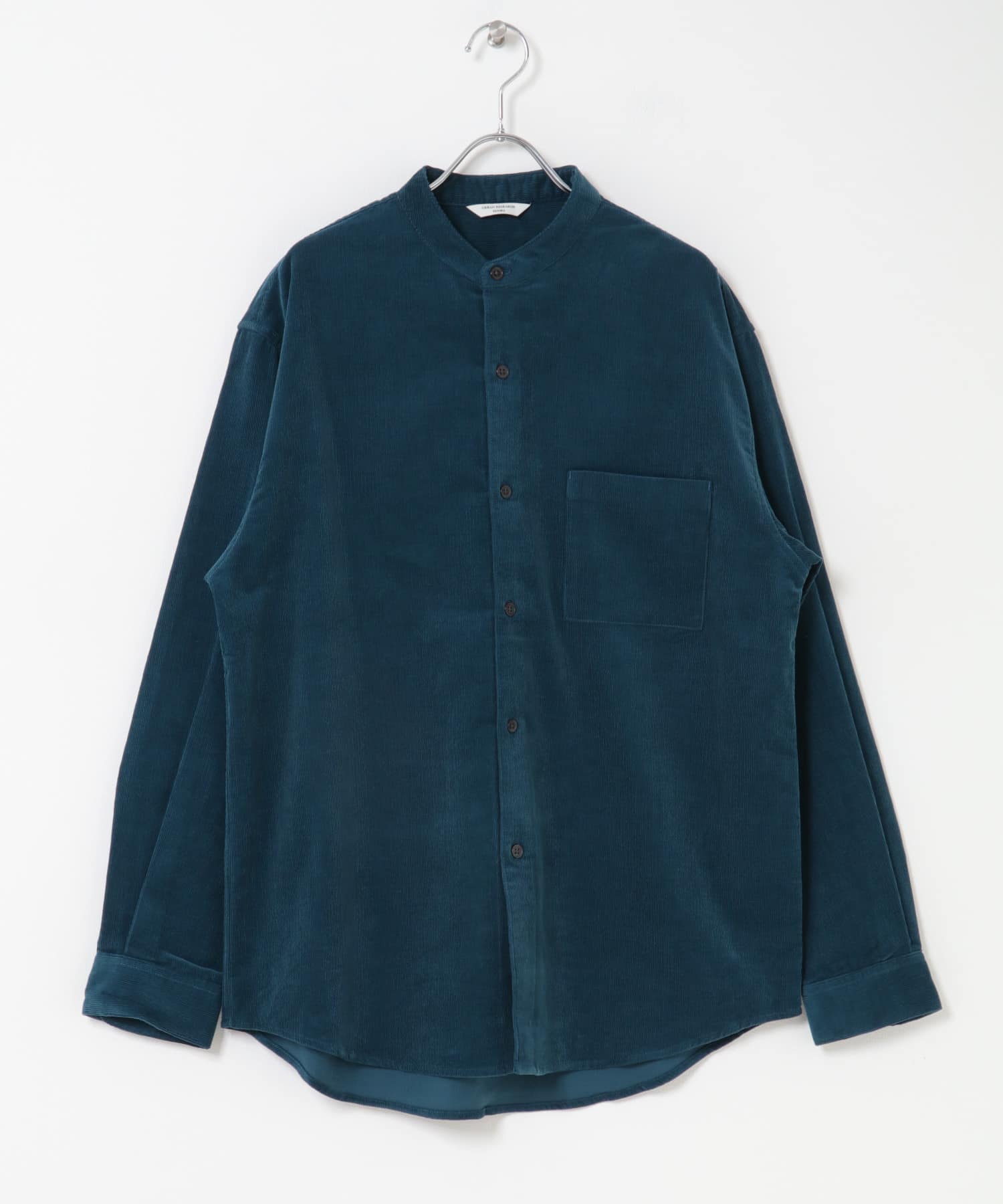 UR TECH』コーデュロイバンドカラーシャツ(M GREIGE): トップス｜URBAN