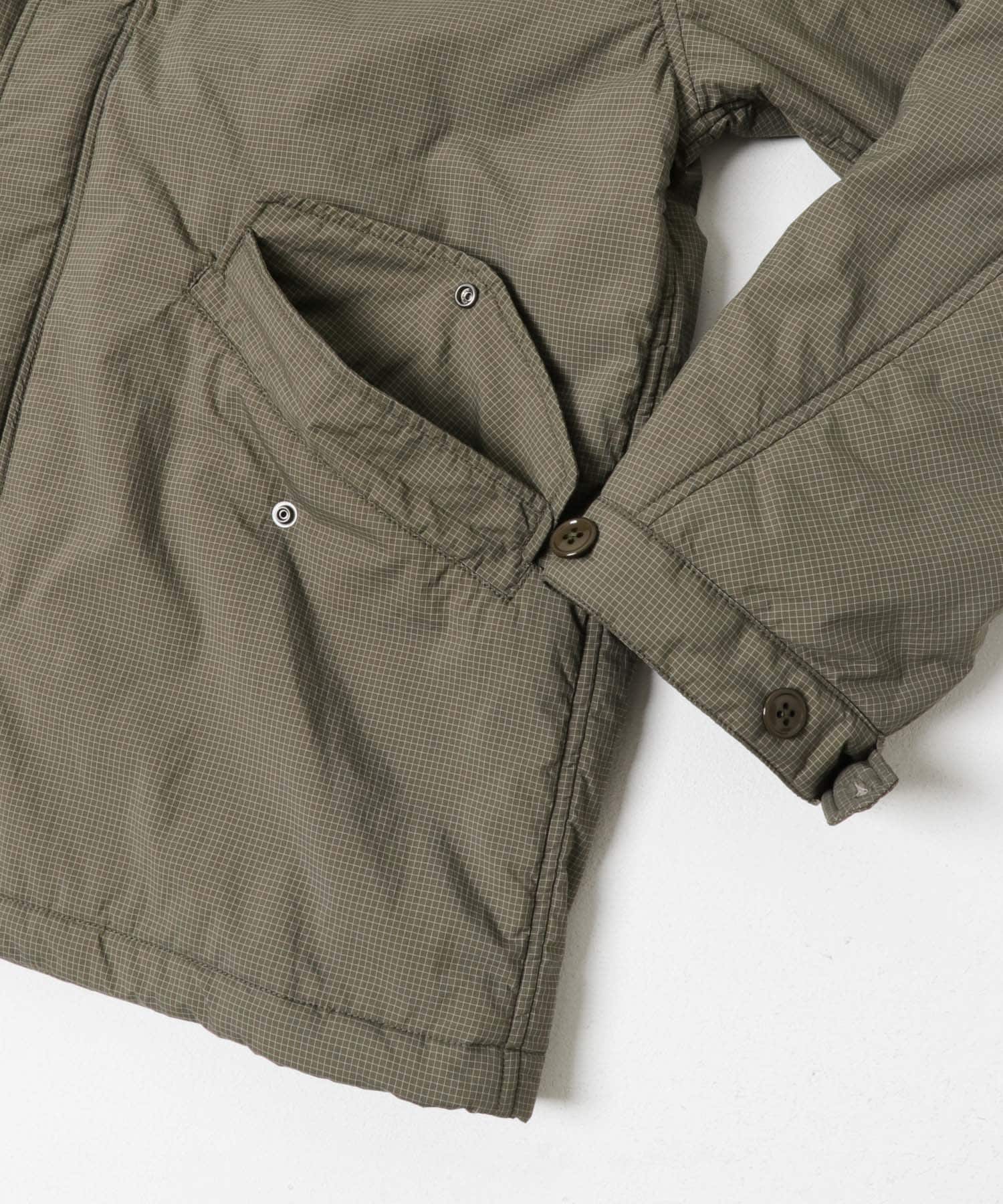 中綿ショートモッズコート OLV CHK M