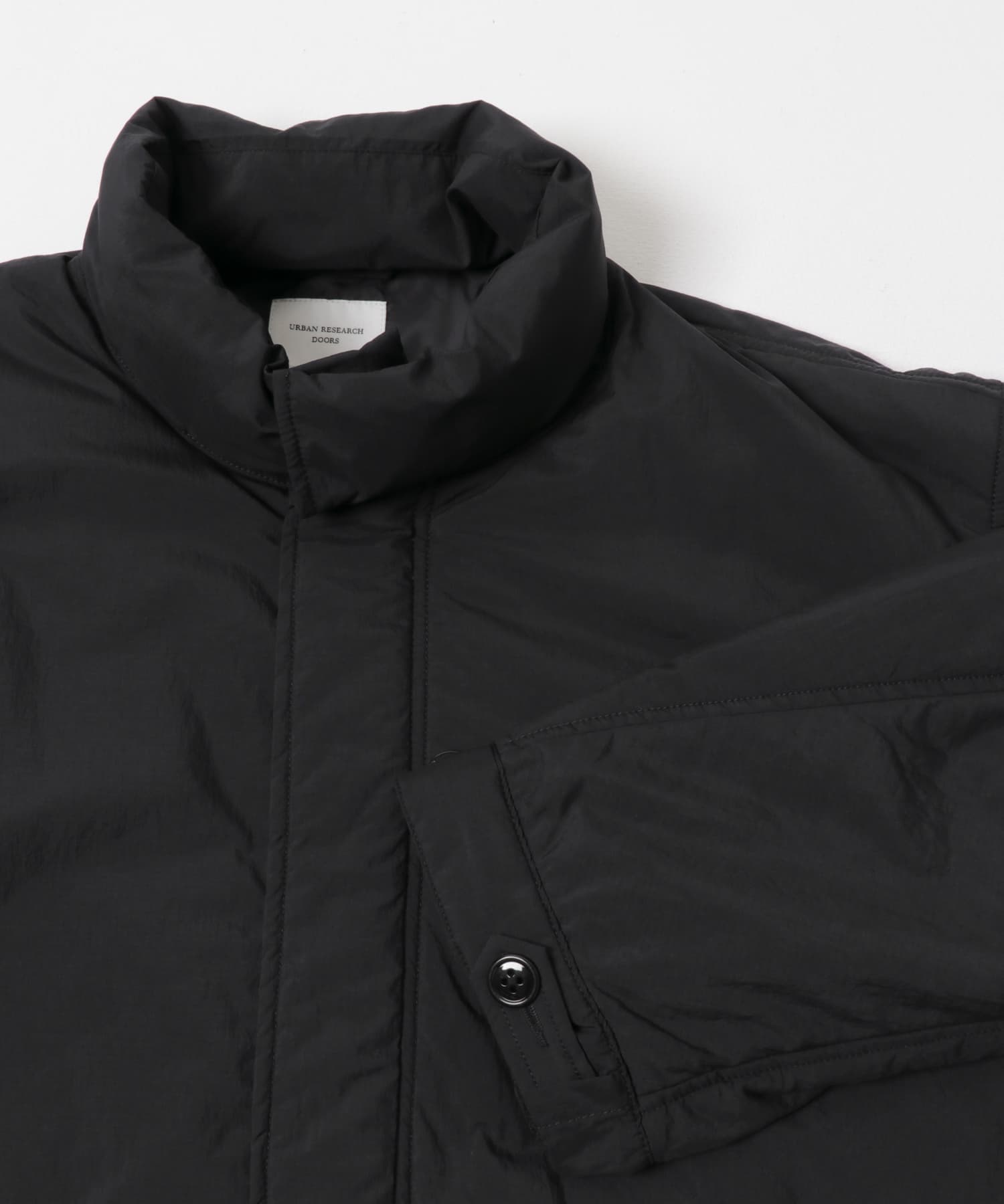 中綿ショートモッズコート BLACK M