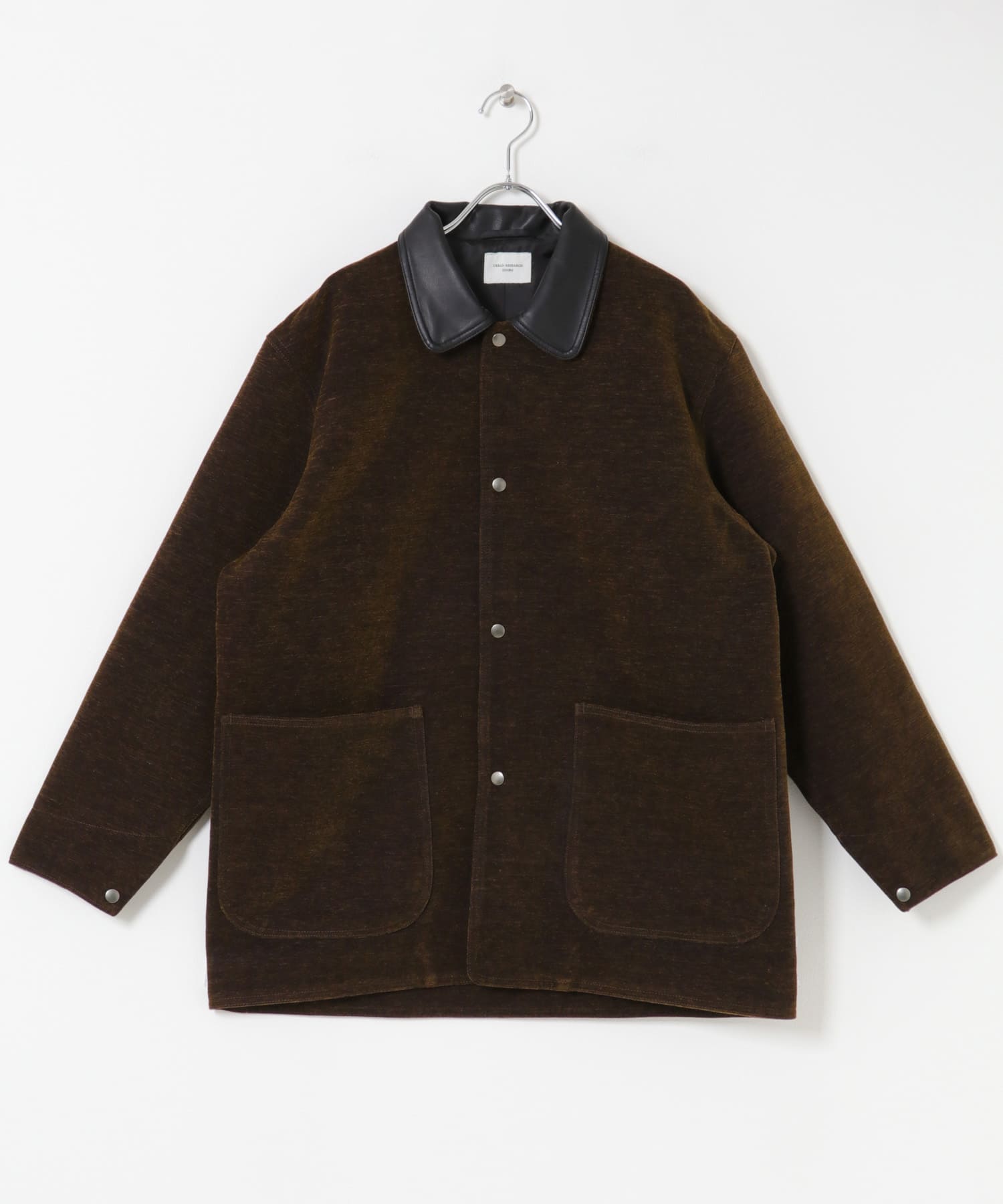 インディゴモール ワークジャケット BROWN M