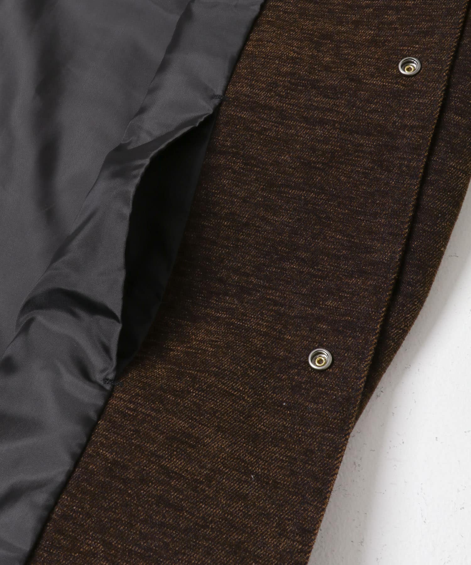 インディゴモール ワークジャケット BROWN M