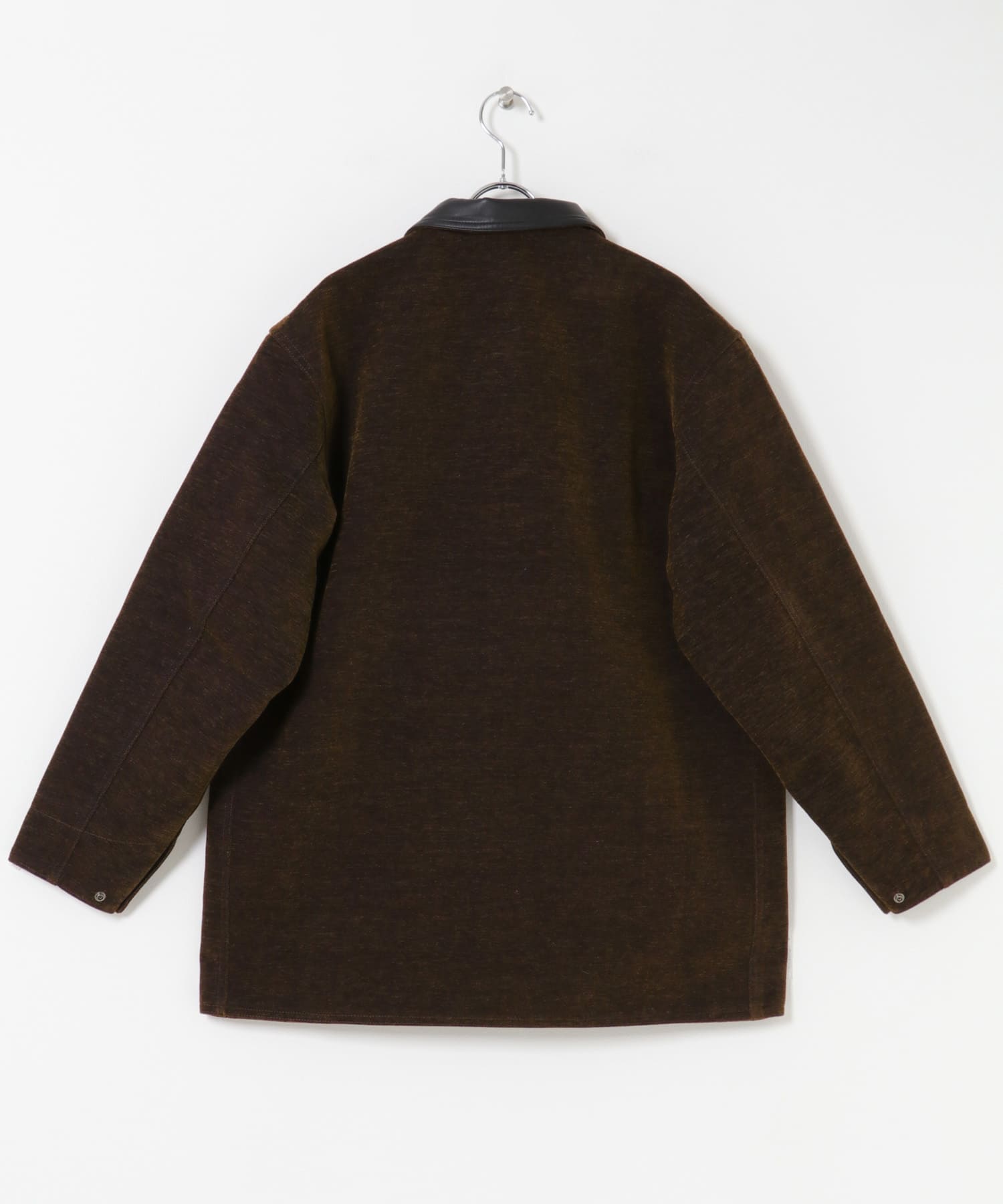 インディゴモール ワークジャケット BROWN M