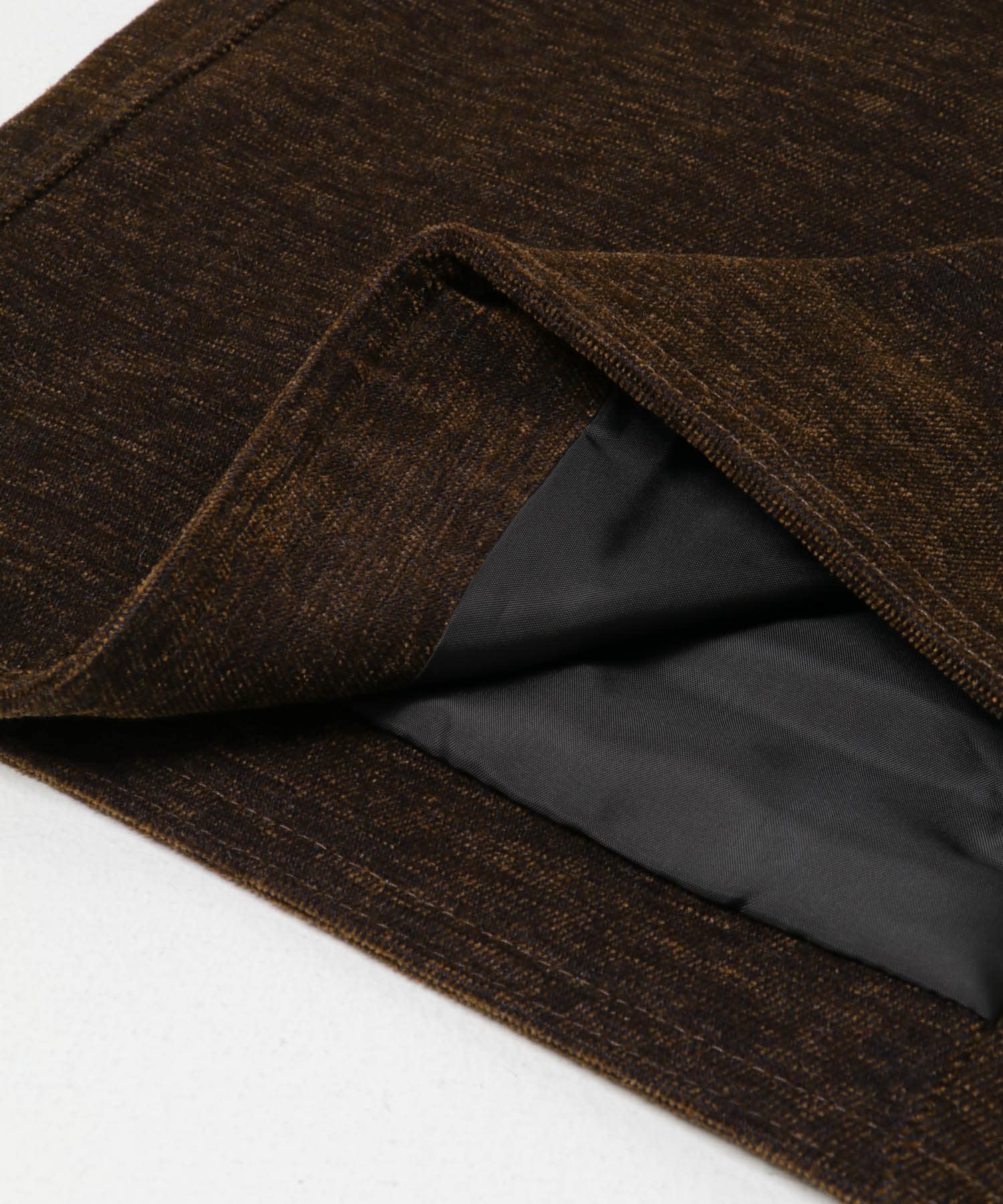 インディゴモール ワークジャケット BROWN L