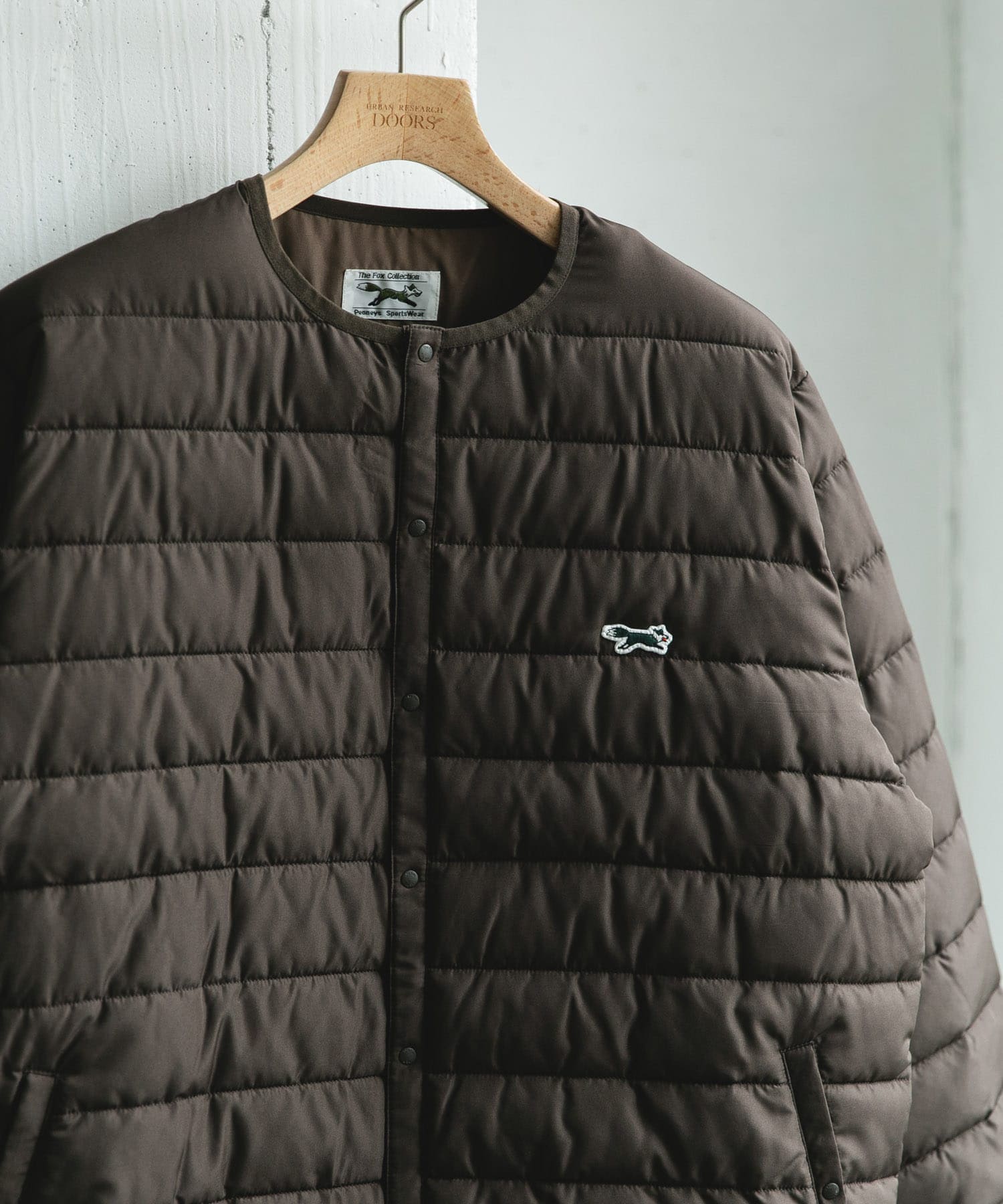『別注』PENNEYS×DOORS　THE FOX ファイバーダウンブルゾン BROWN L
