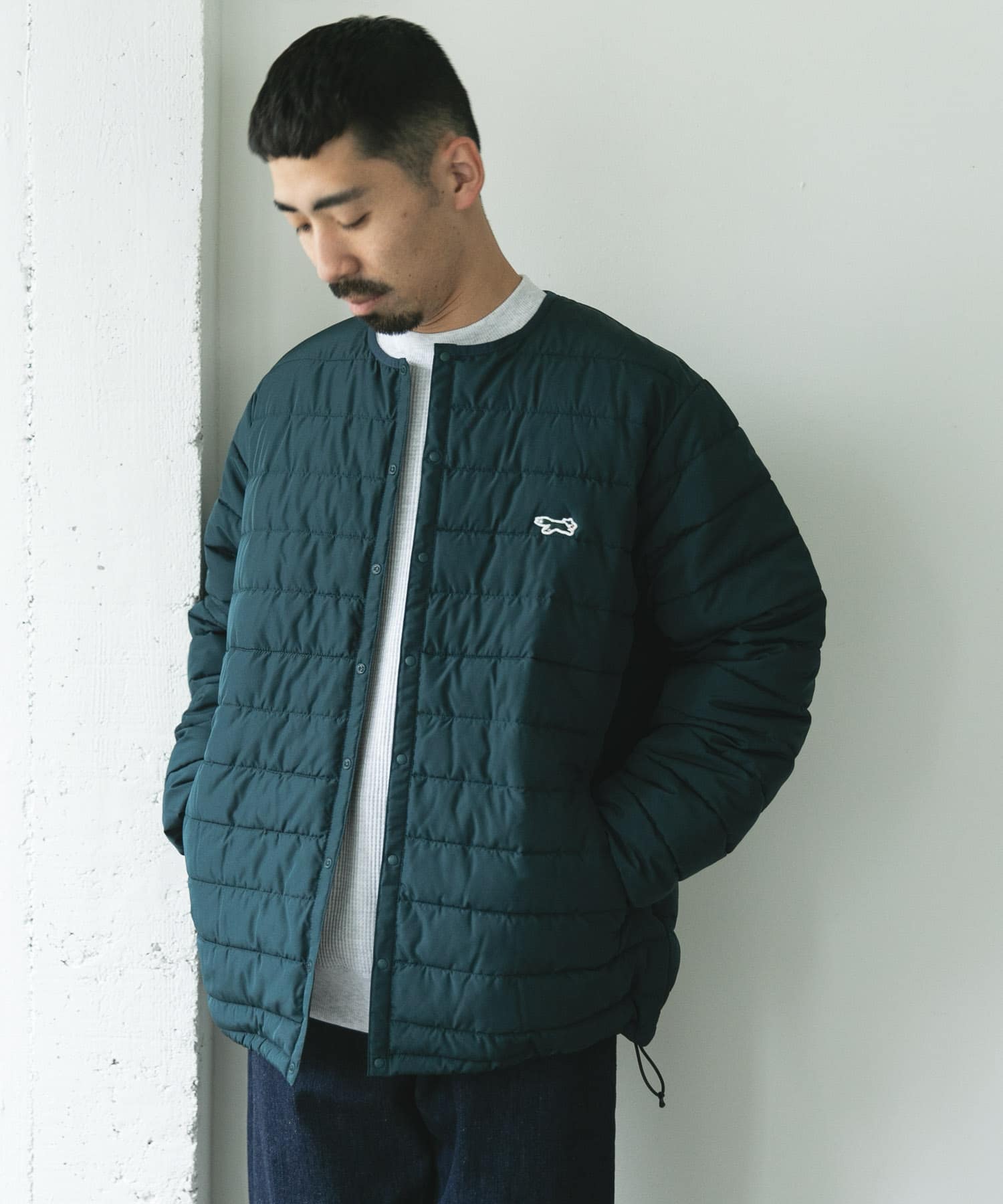 別注』PENNEYS×DOORS THE FOX ファイバーダウンブルゾン(M L.GRAY