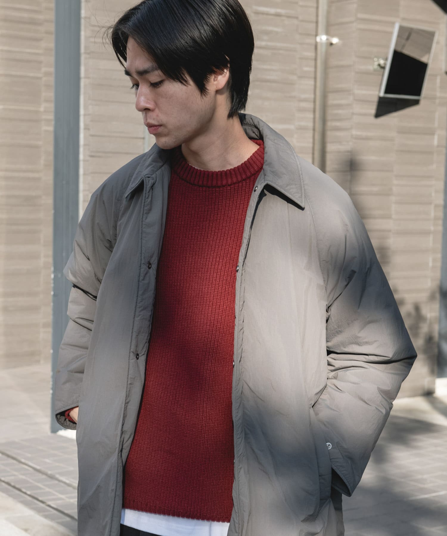 身長：177cm サイズ：L