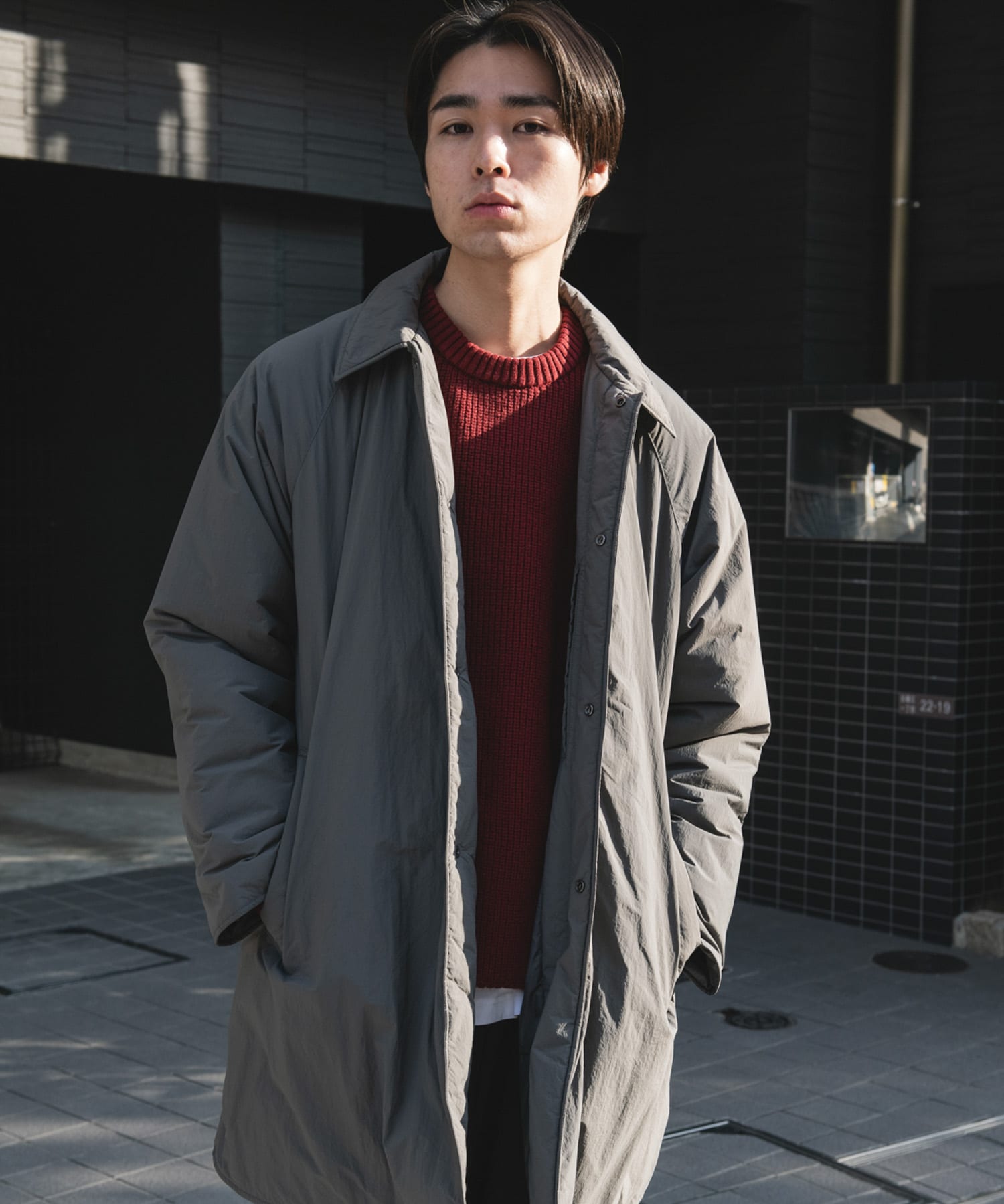 身長：177cm サイズ：L