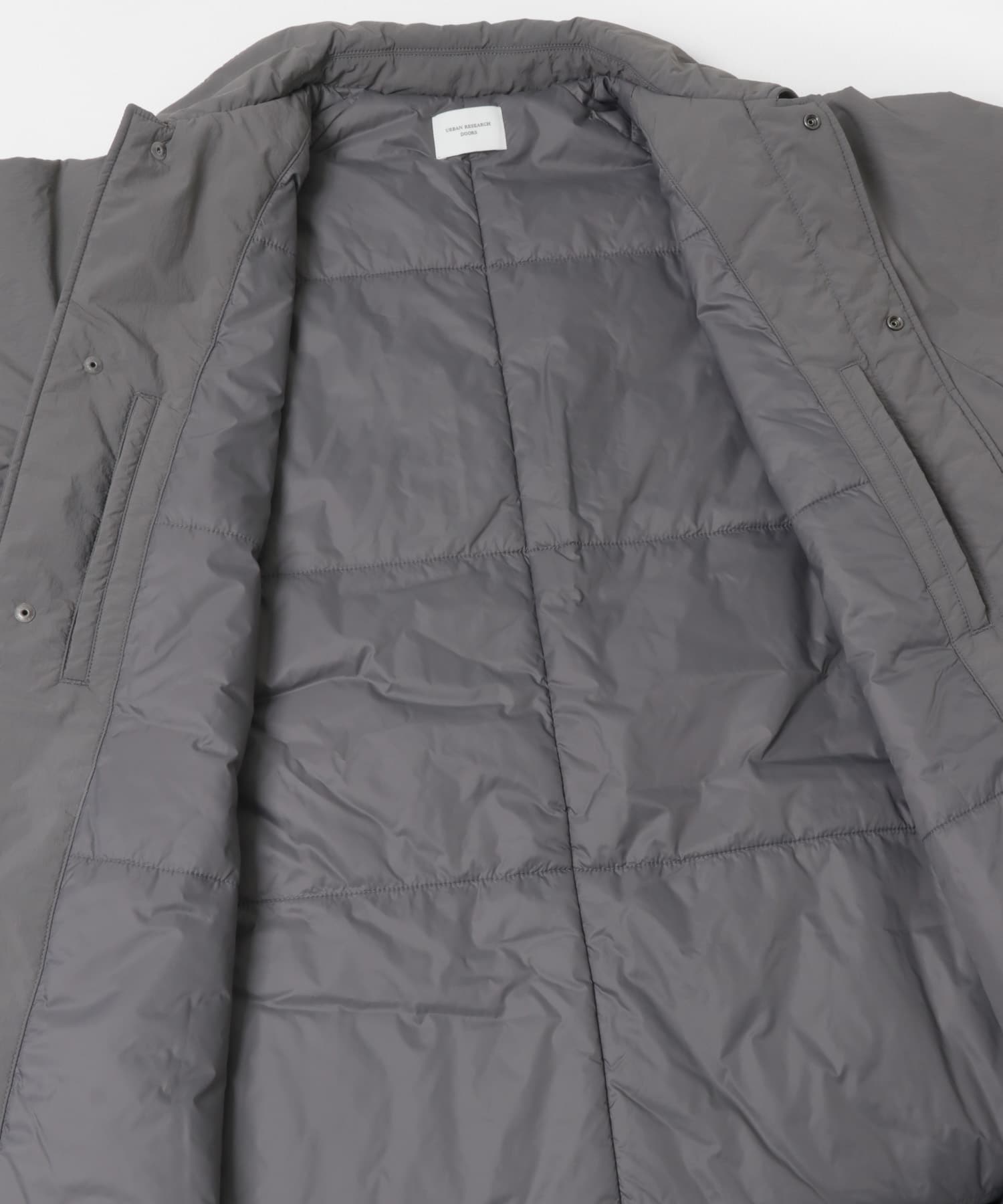 ライトナイロン パデット バルマカンコート L.GRAY M