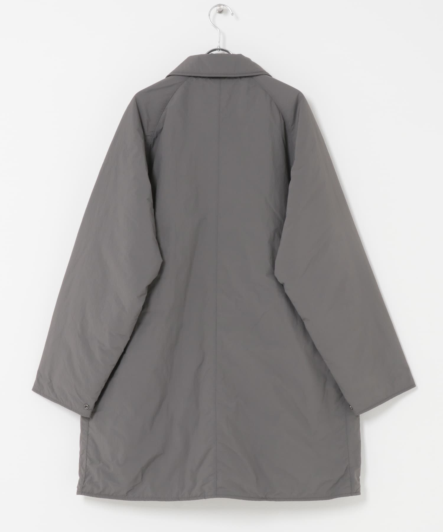 ライトナイロン パデット バルマカンコート L.GRAY M