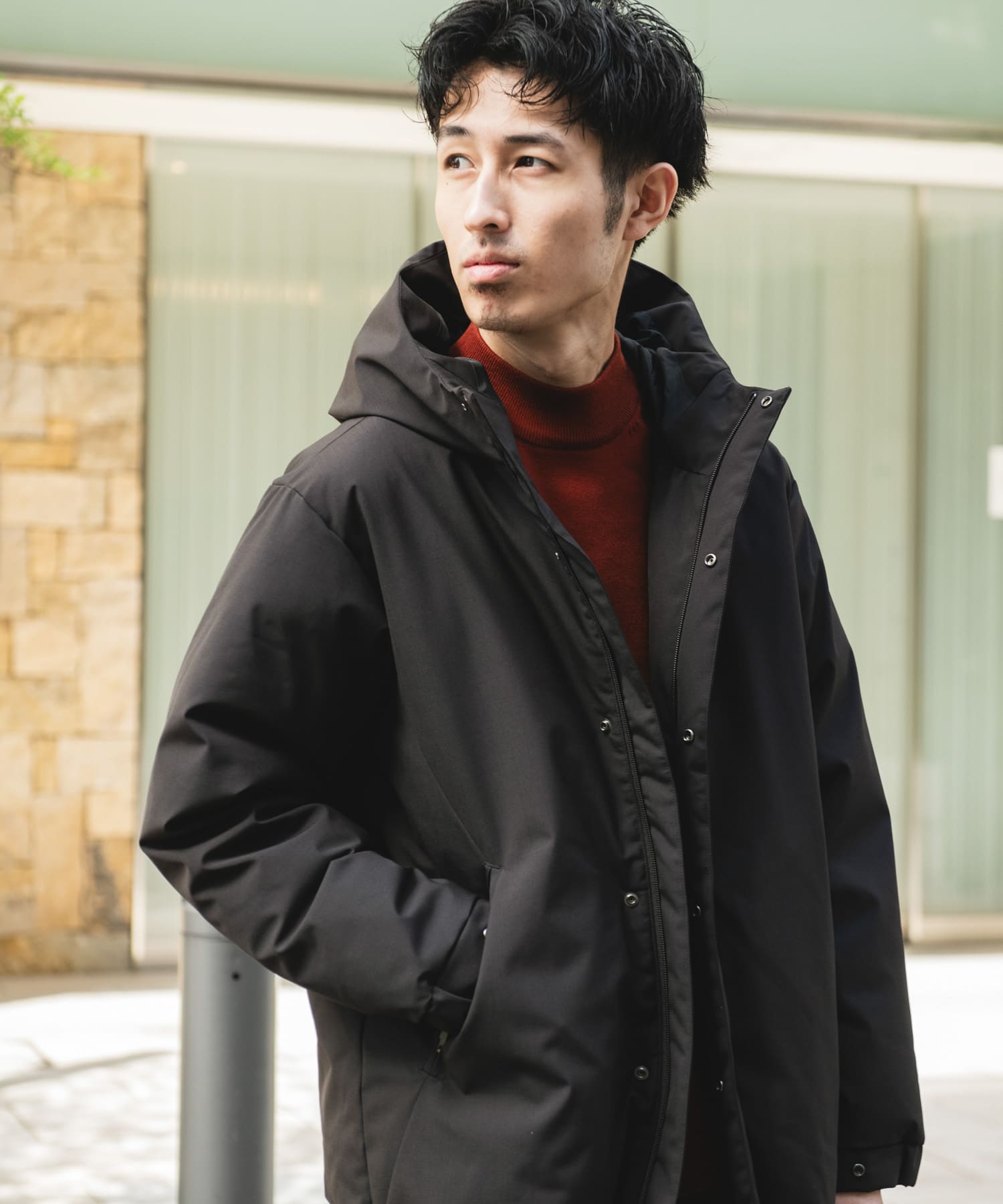 身長：180cm サイズ：L