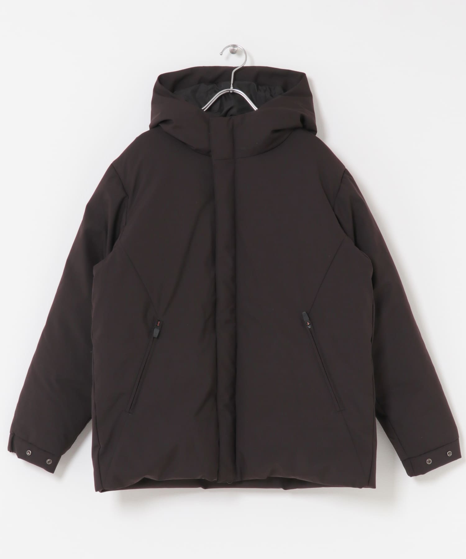 ウールブレンドラミネートダウンパーカー ウールブレンドラミネートダウンパーカー(M BROWN): アウター｜URBAN