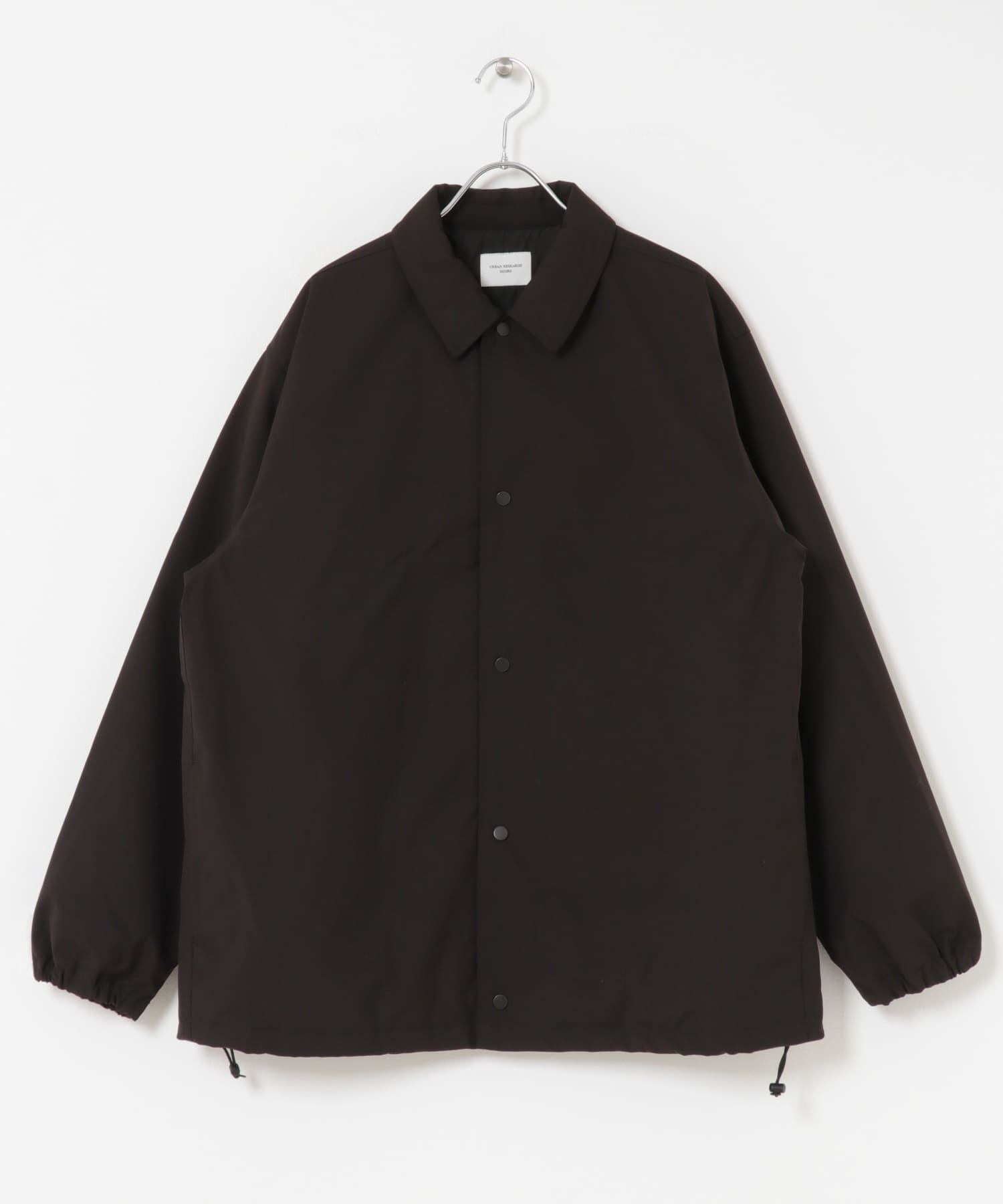 ウールブレンドラミネート 中綿ブルゾン BROWN M