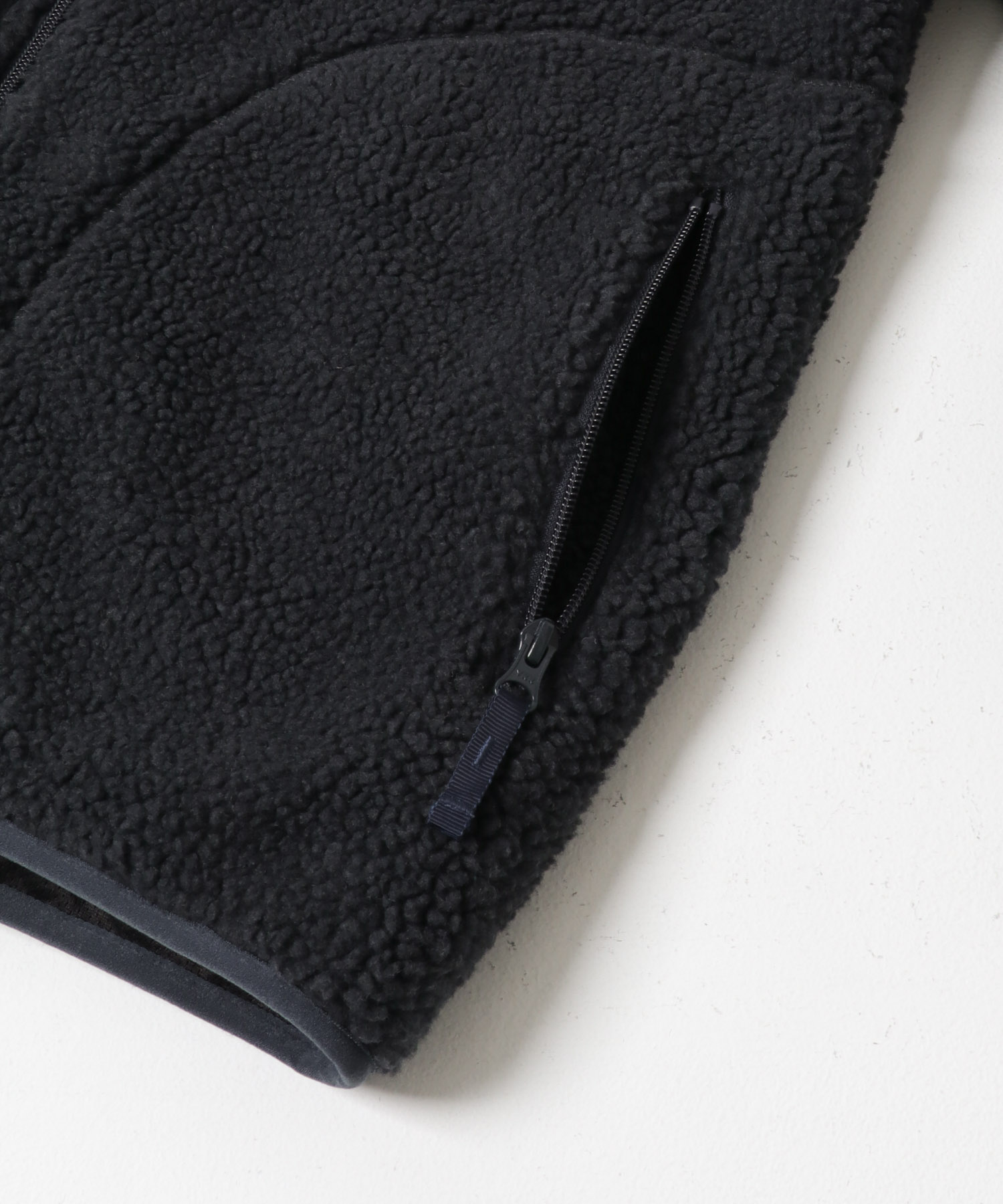 URD防風ボアジップブルゾン CHARCOAL M