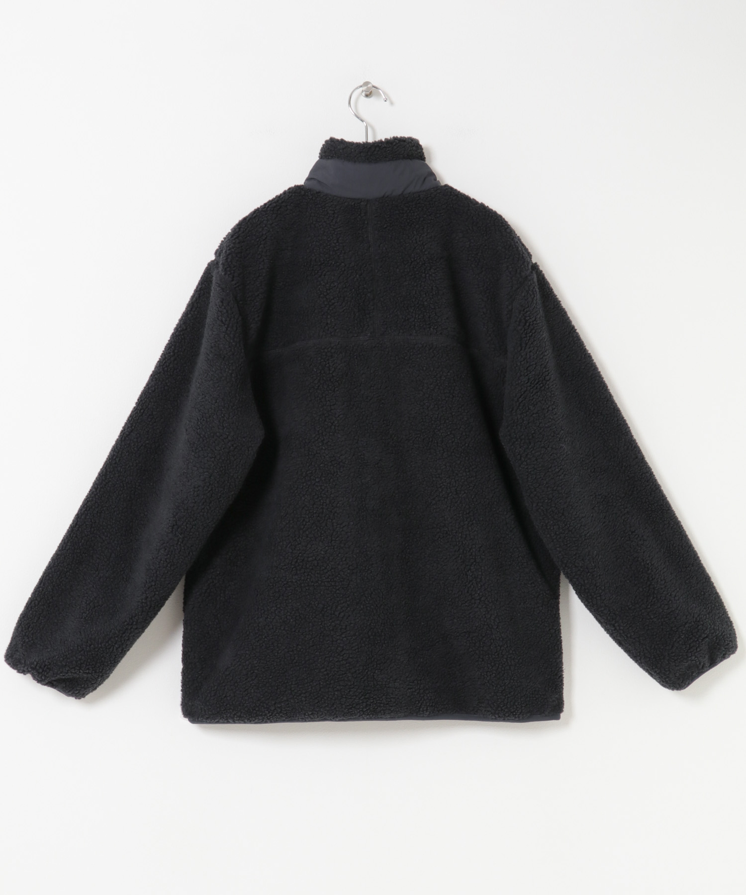 URD防風ボアジップブルゾン CHARCOAL M