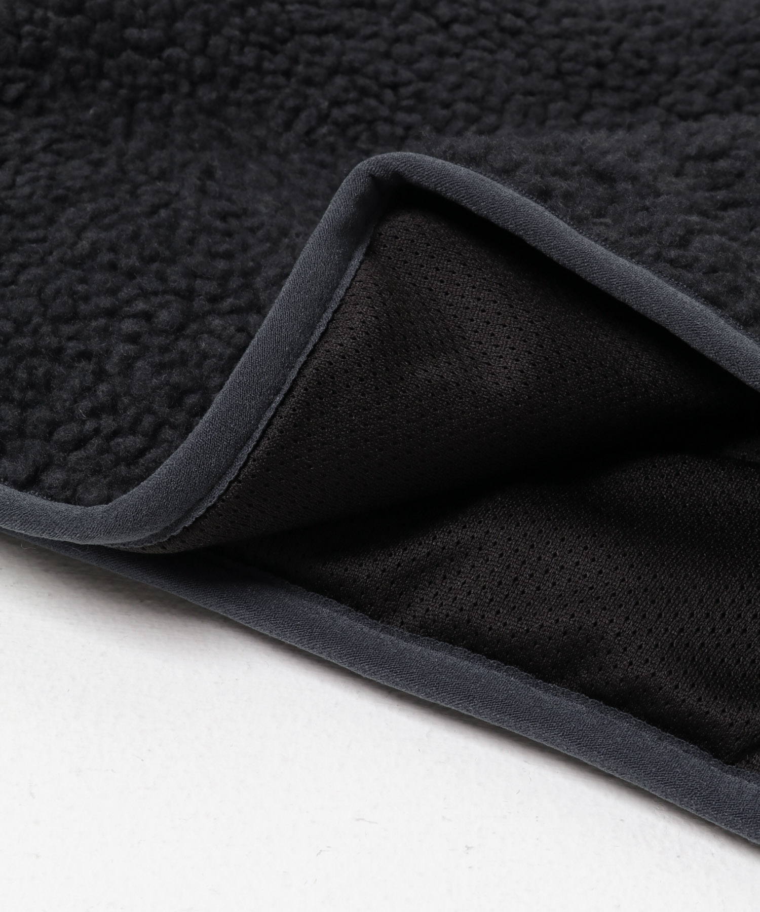 URD防風ボアジップブルゾン CHARCOAL M