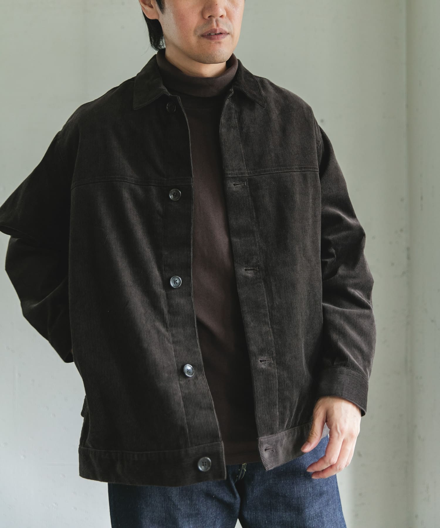 コーデュロイ トラッカージャケット