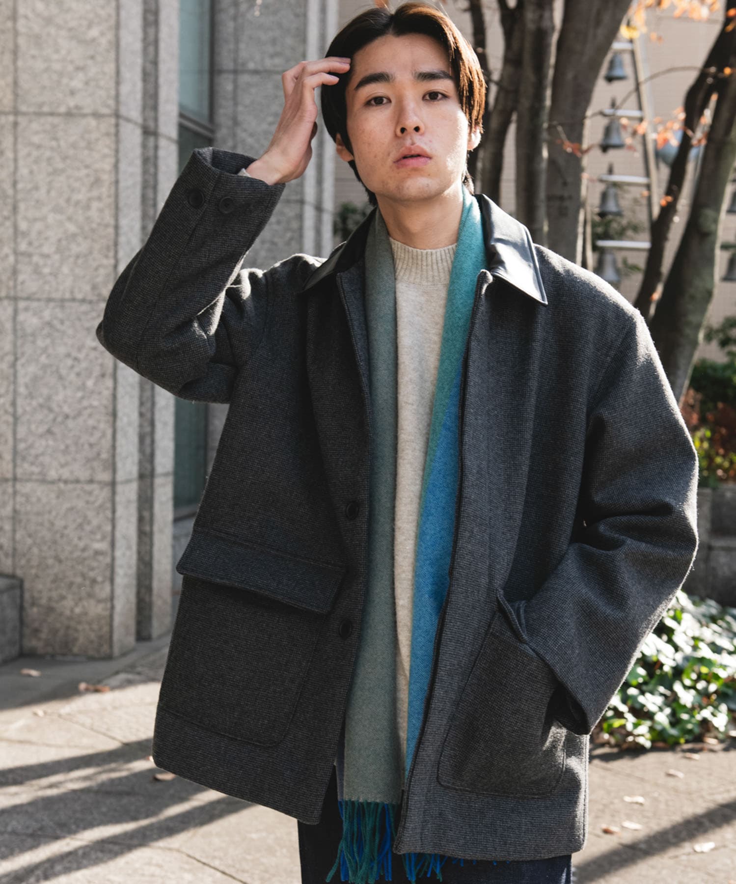 身長：177cm サイズ：L