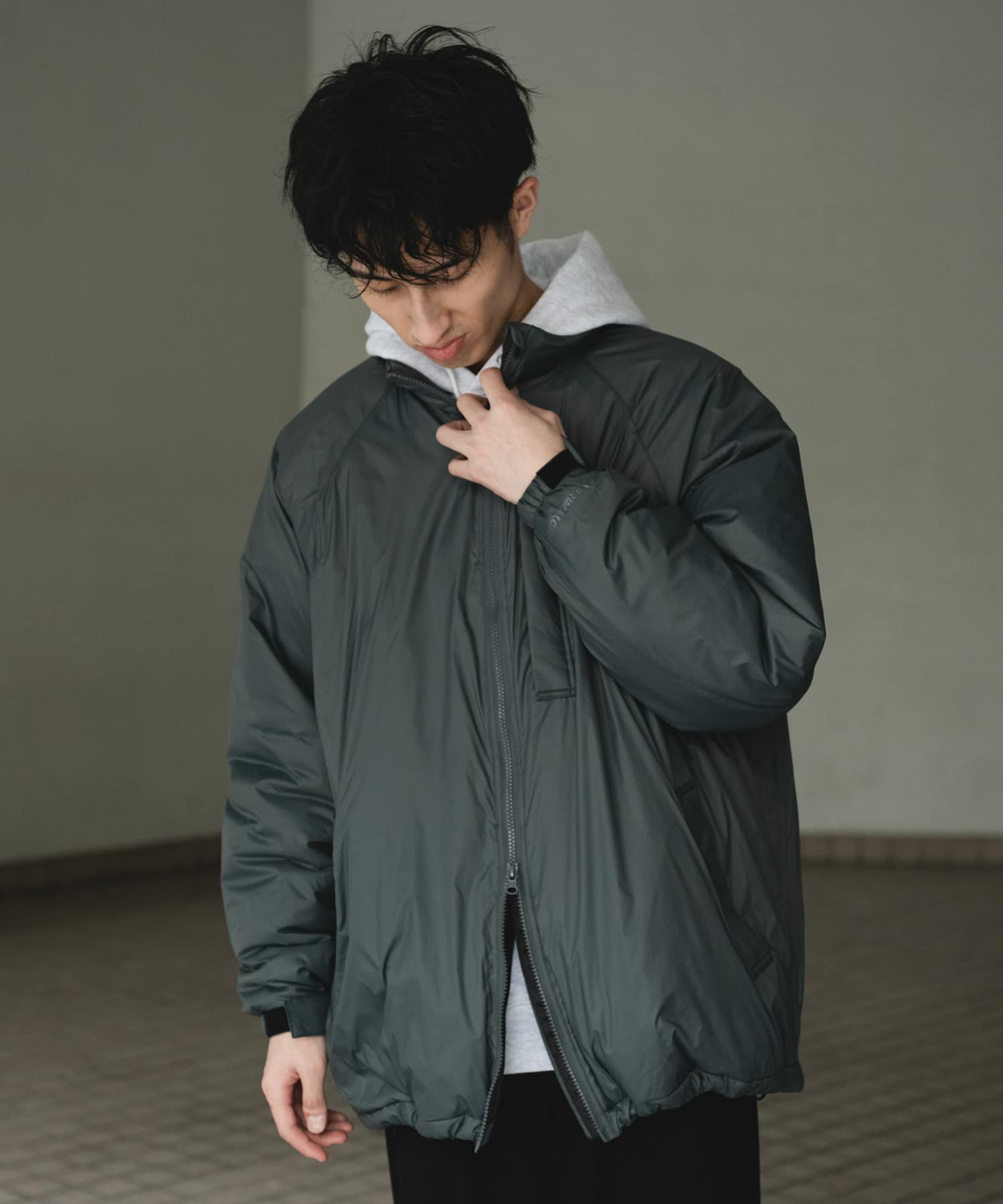 身長：180cm サイズ：L