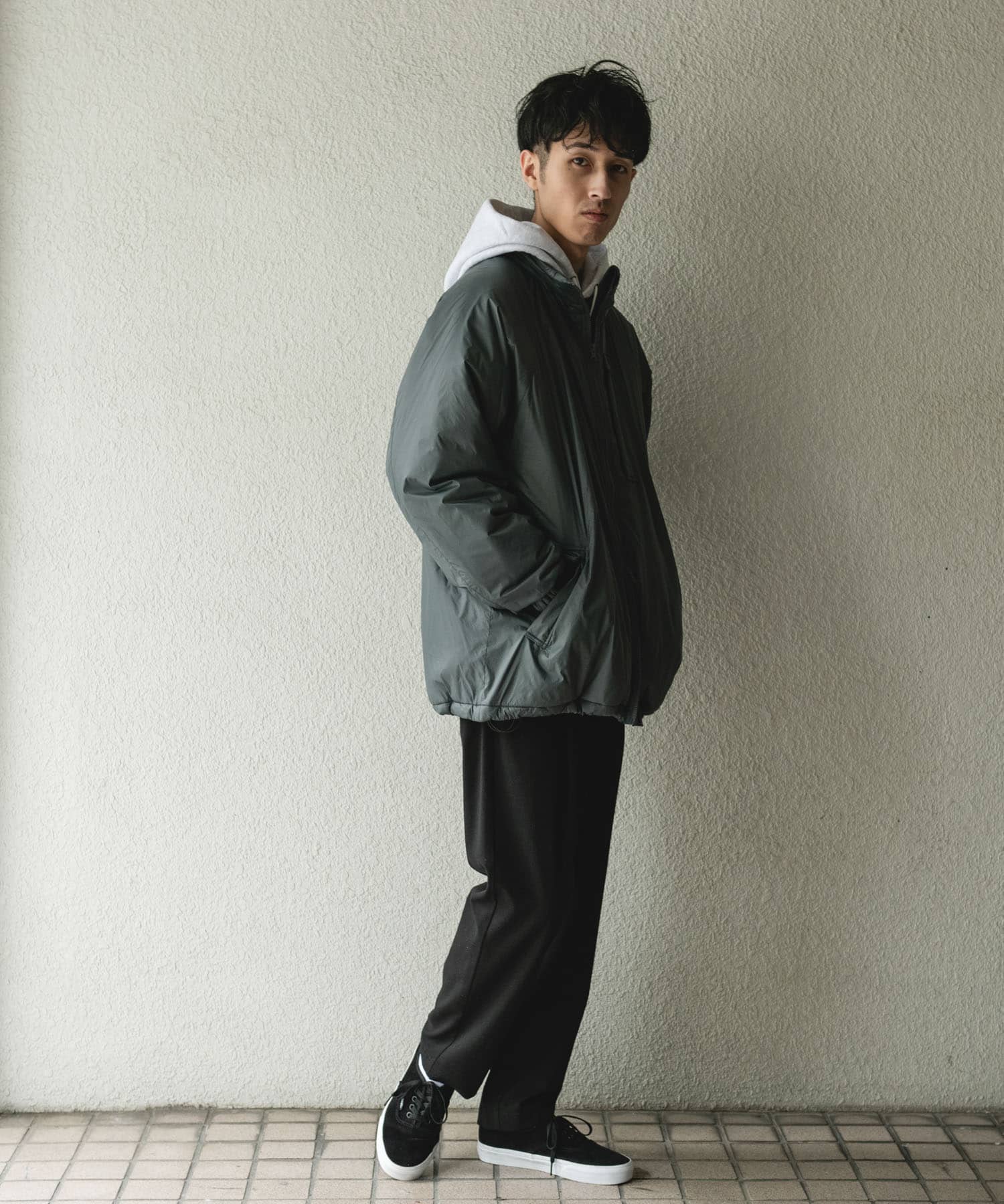 身長：180cm サイズ：L
