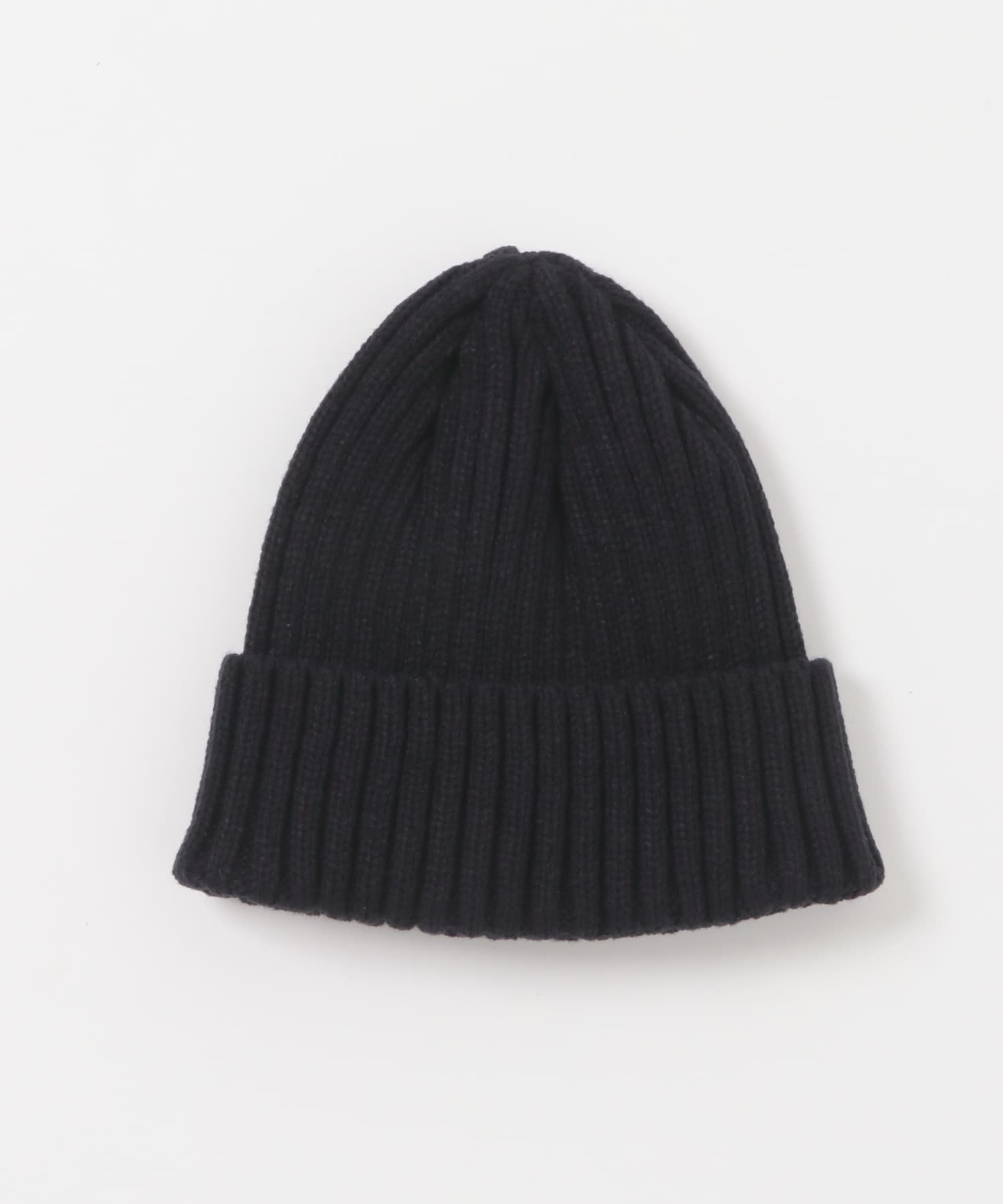 WOOL MIX KNIT CAP NAVY -
