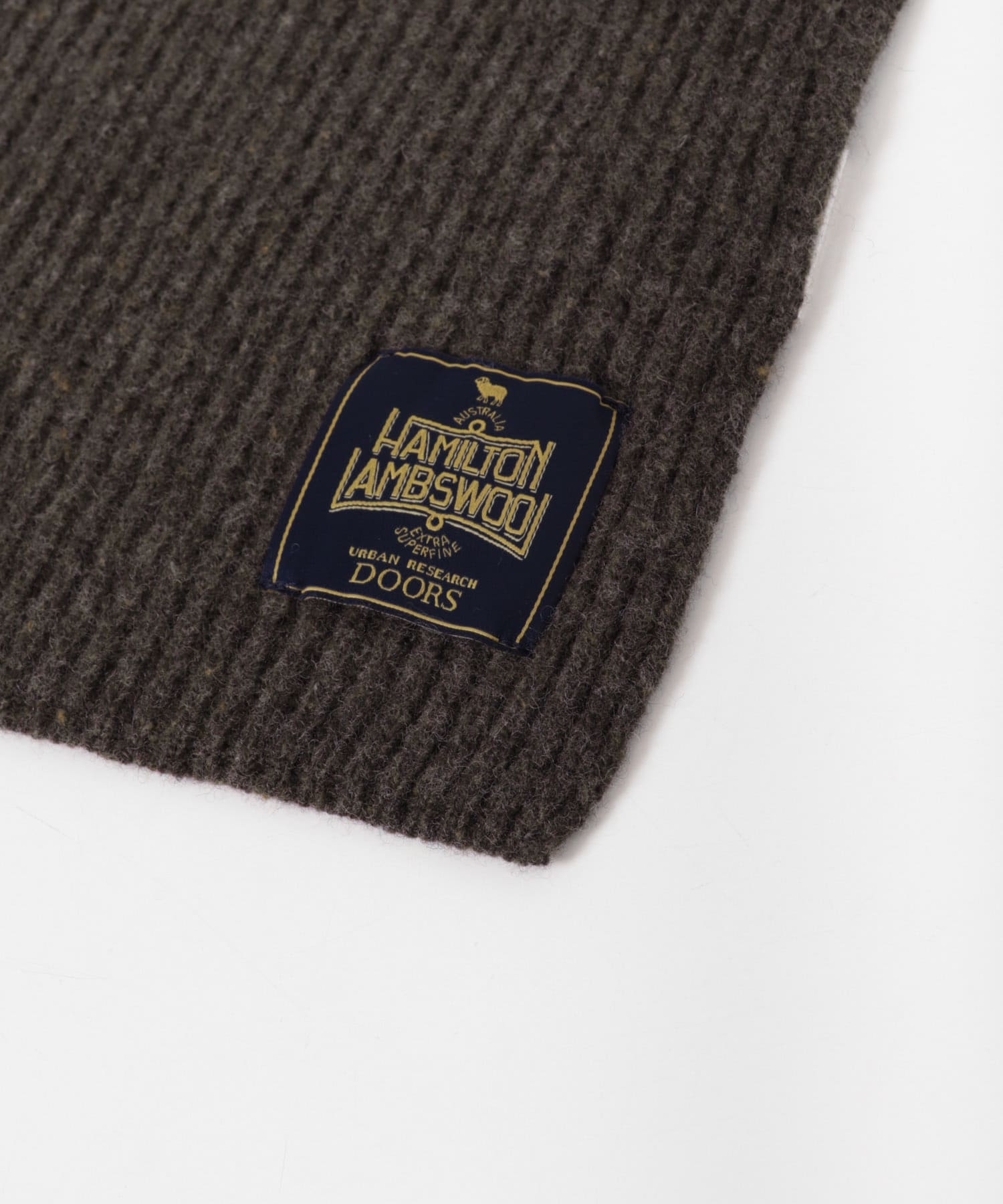 ハミルトンマフラー MIX BROWN -