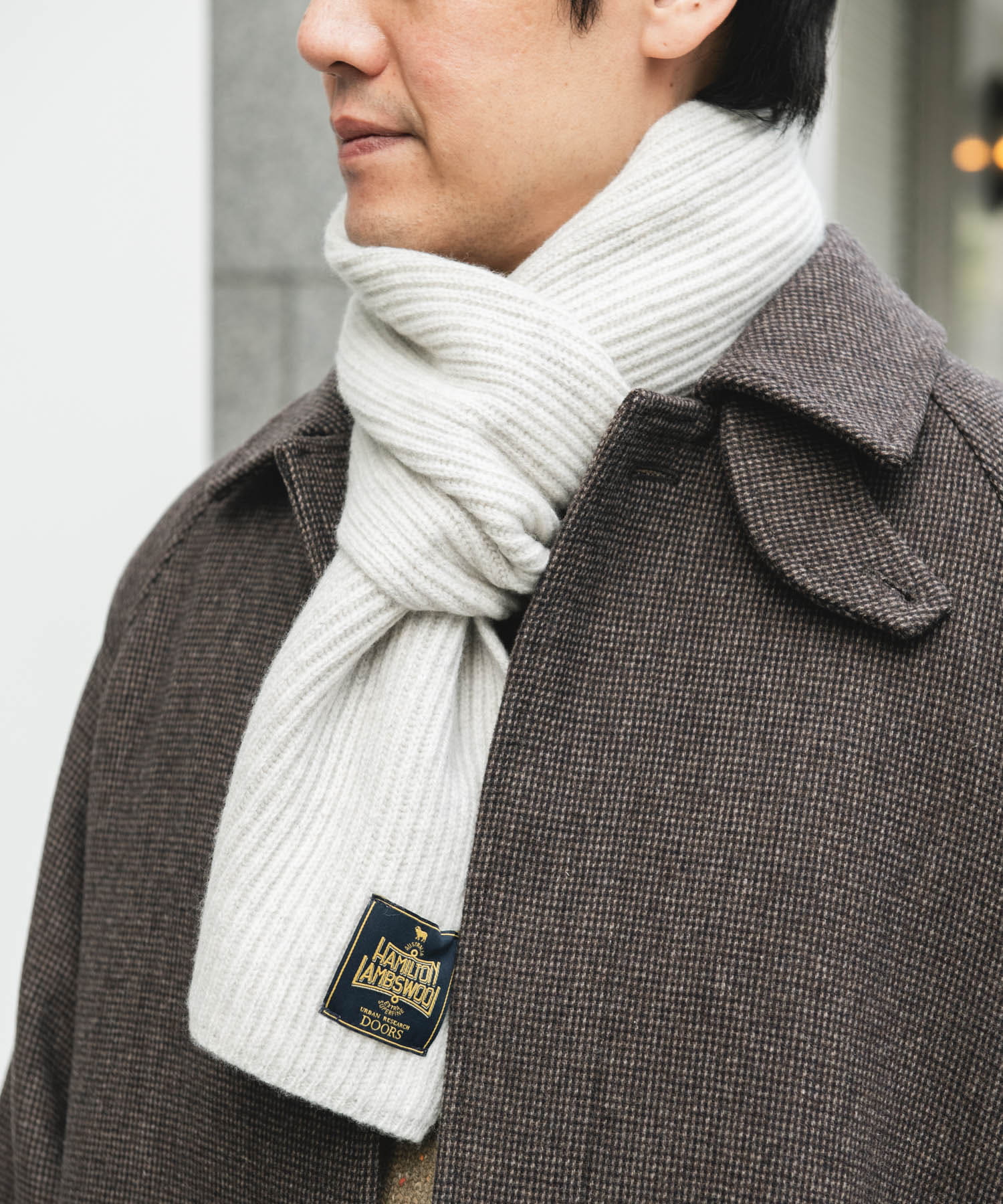 ハミルトンマフラー OFF WHITE -