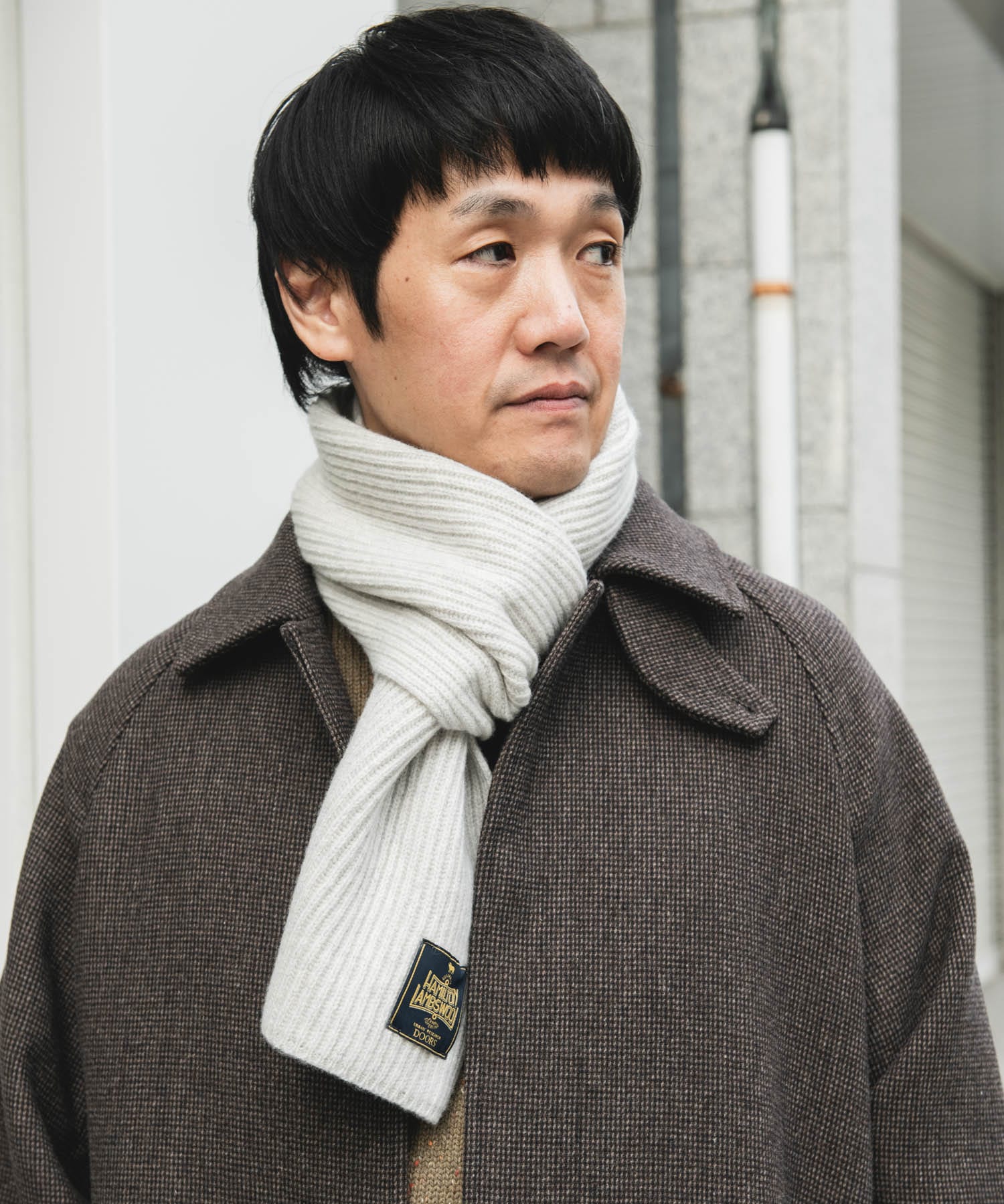 ハミルトンマフラー OFF WHITE -