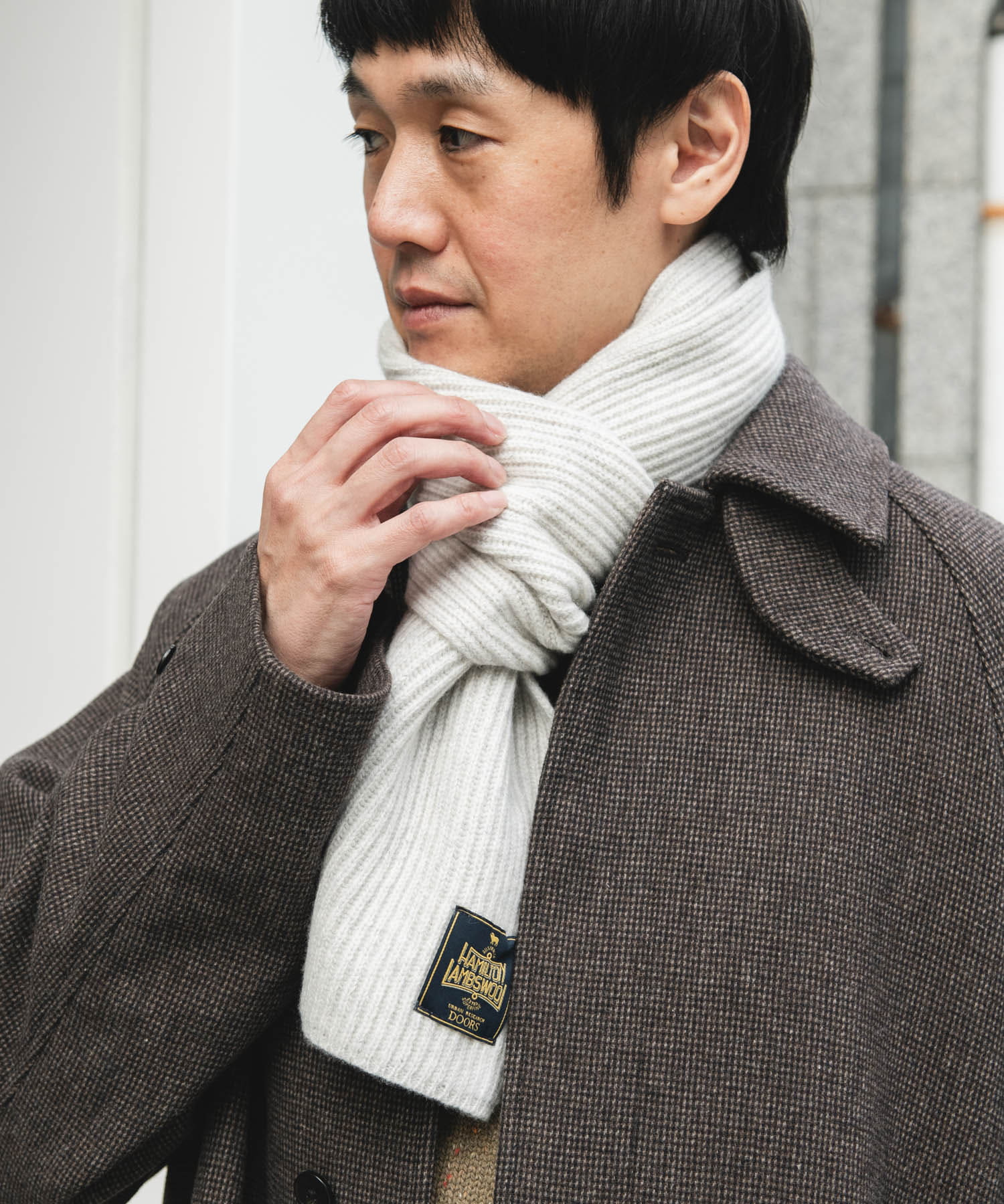 ハミルトンマフラー OFF WHITE -