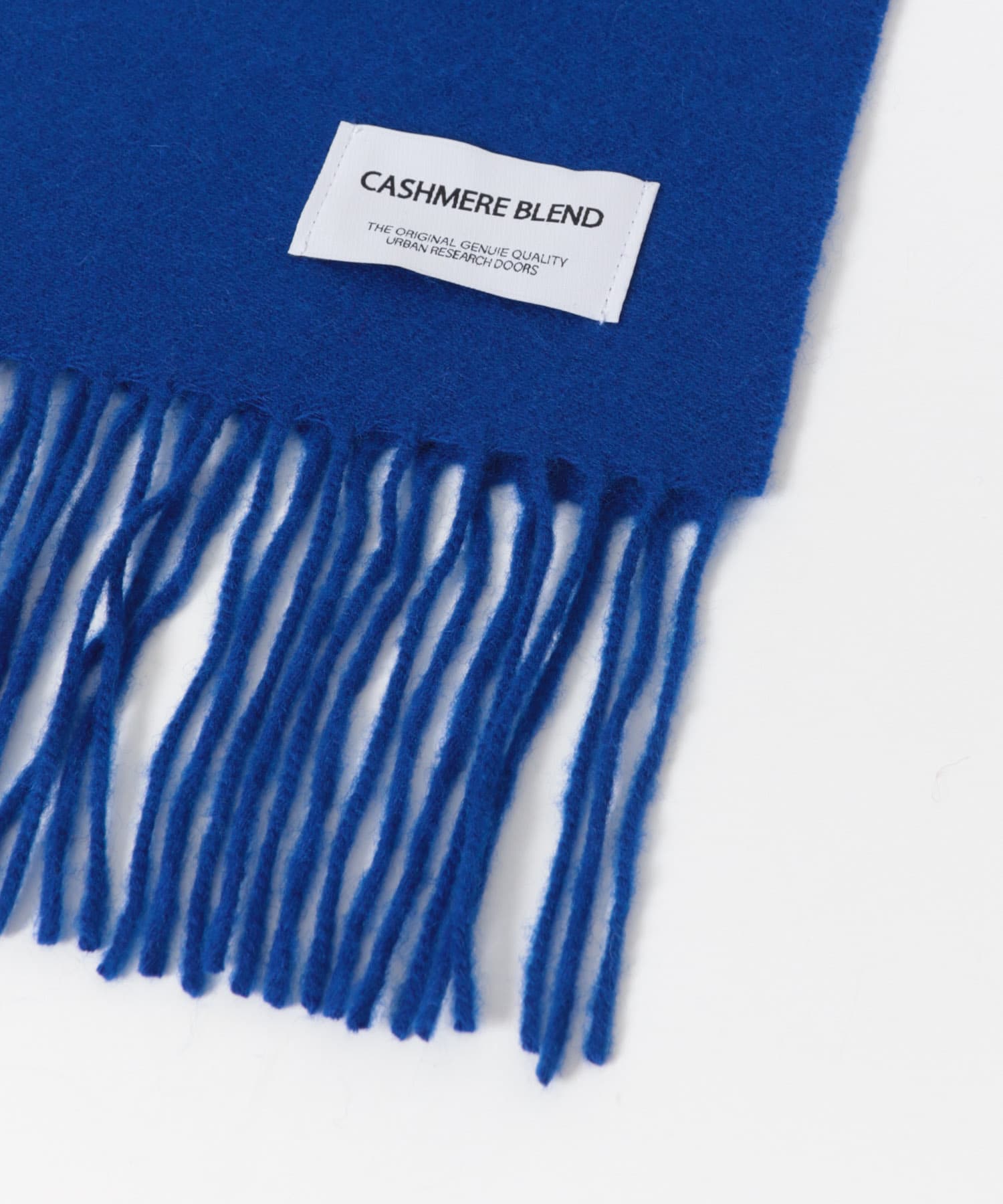 カシミヤブレンドマフラー BLUE -